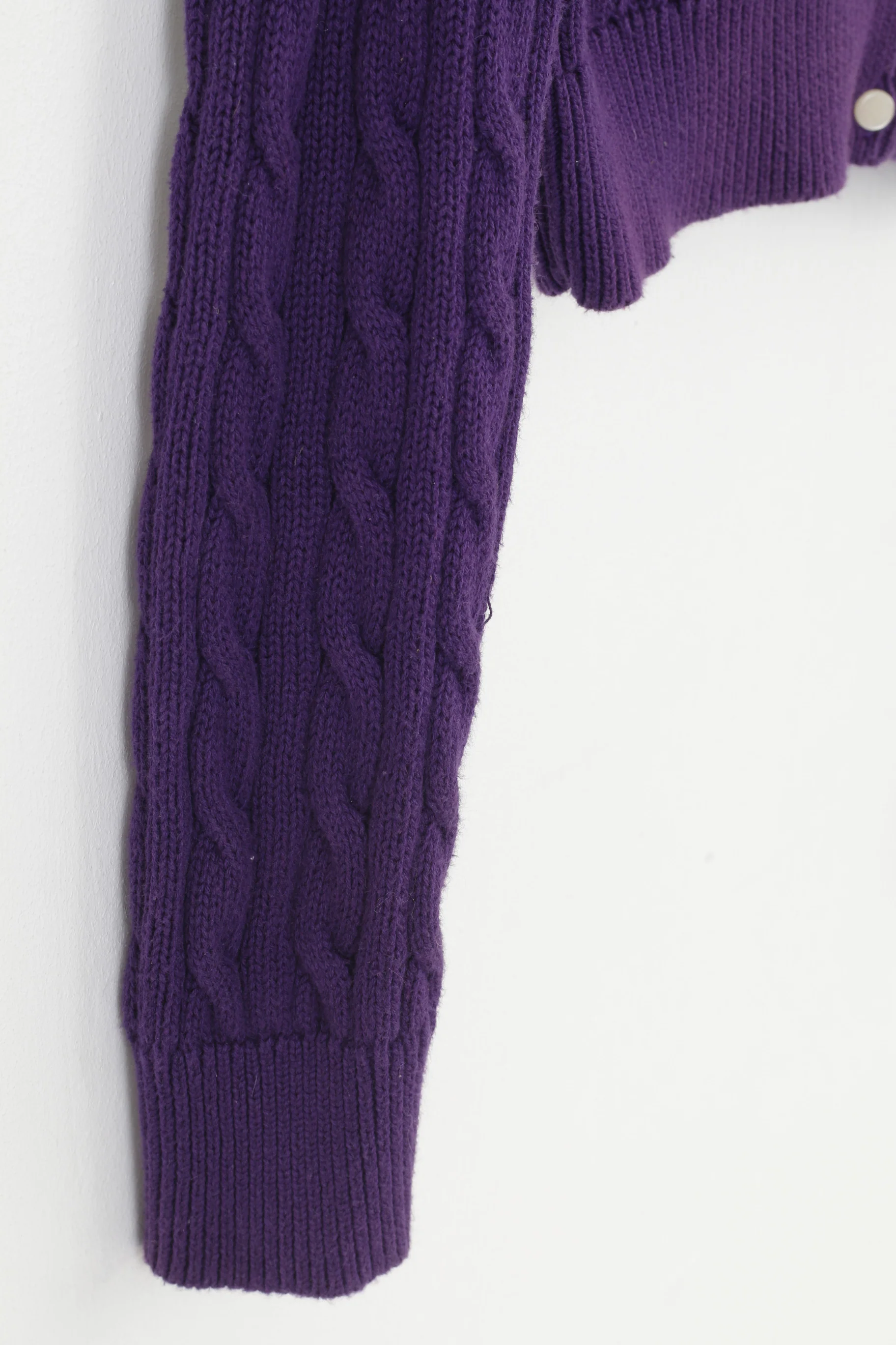 Ralph Lauren Girls L 12 Age Jumper Purple Bottoms Crew Neck Cotton Vintage Classic Top - Image 4