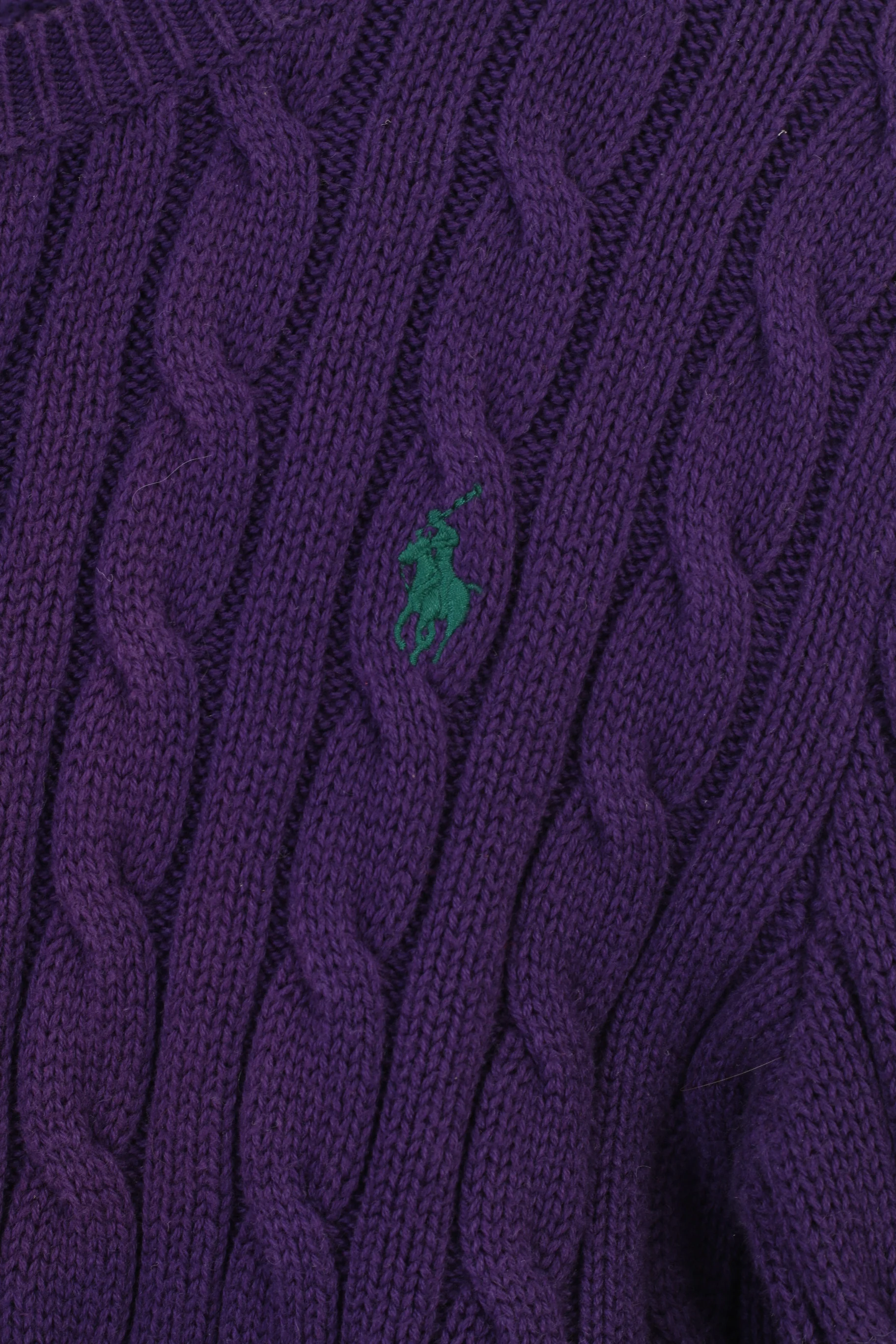 Ralph Lauren Girls L 12 Age Jumper Purple Bottoms Crew Neck Cotton Vintage Classic Top - Image 5