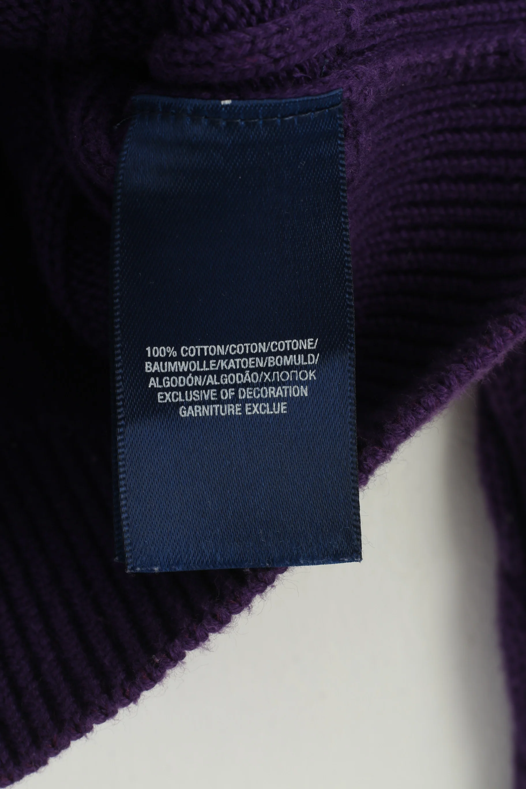 Ralph Lauren Girls L 12 Age Jumper Purple Bottoms Crew Neck Cotton Vintage Classic Top - Image 8
