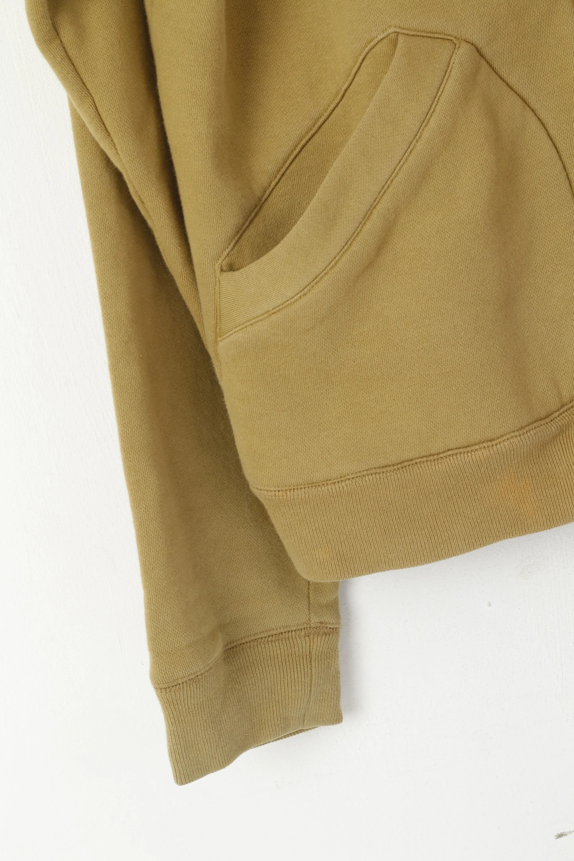 Ralph Lauren Polo Jeans Co Men L Sweatshirt Brown Cotton Full Zip Classic Top - Image 4