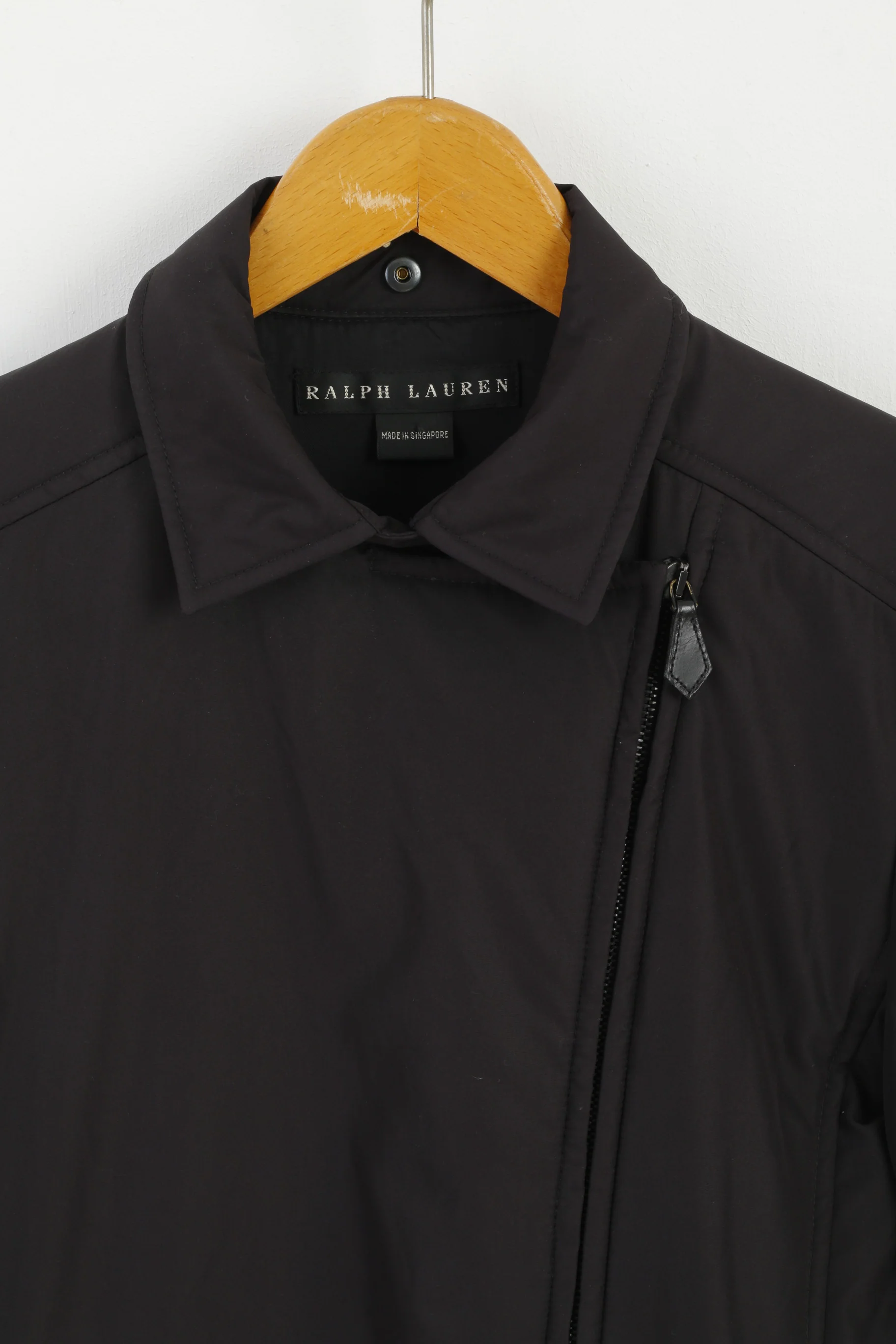 Ralph Lauren Women S Jacket Black Ramones Full Zipper Casual Top - Image 3