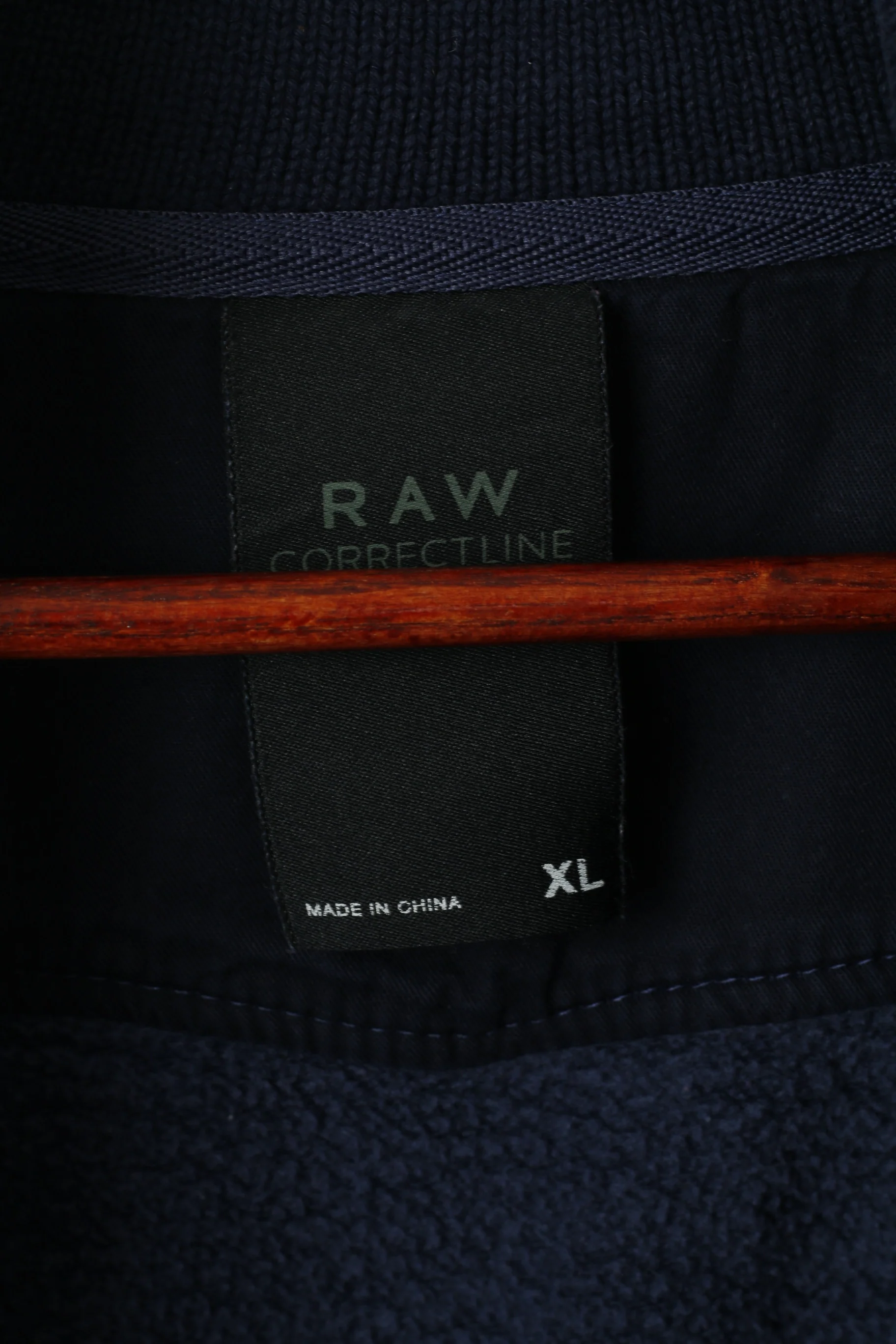 Raw Correctline by G-Star Men XL (L) Sweatshirt Navy Cotton Jumper Full Zipper Top - Image 5