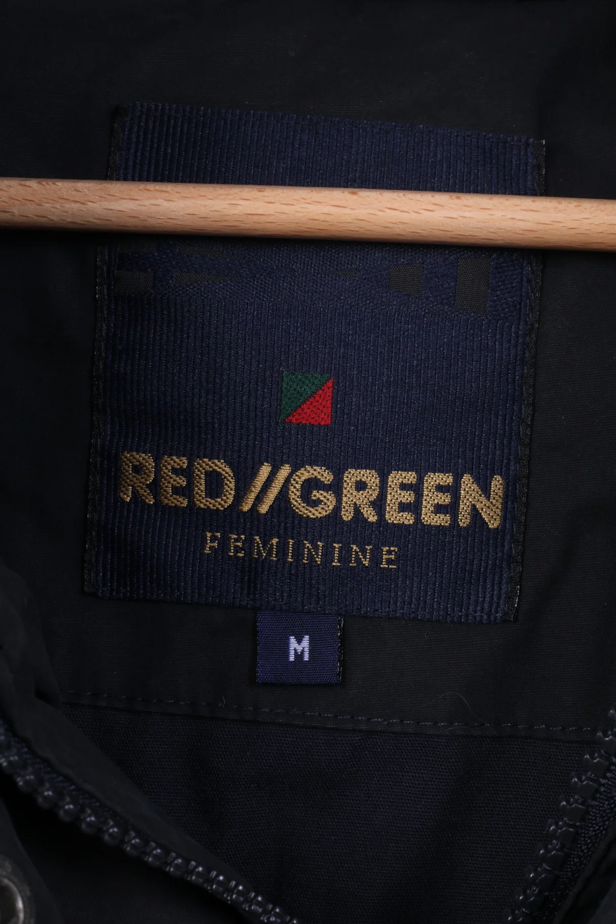 Red Green Of Scandinavia Feminine Womens M Jacket Hooded Black Cotton - Image 4