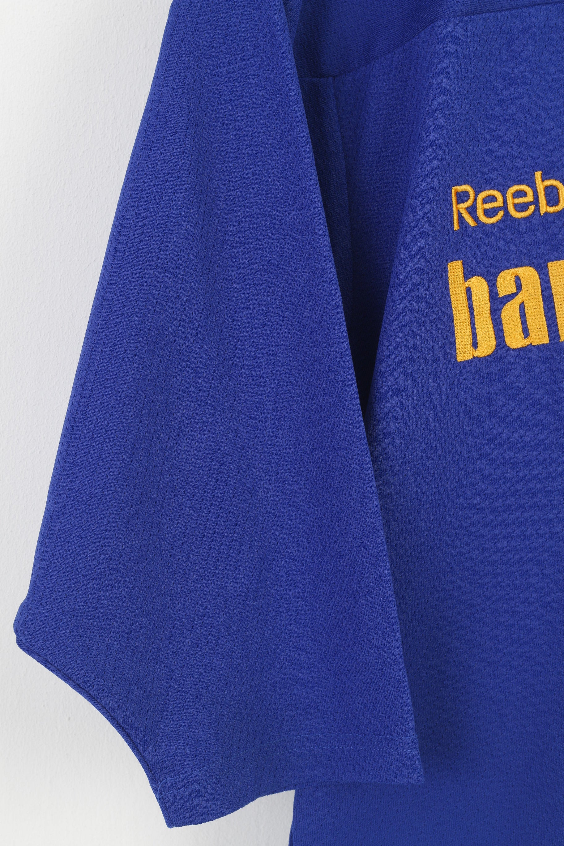 Reebok Boys 130 150 cm Shirt Navy Bandyskolan Football V Neck Training Vintage Jersey Top - Image 3