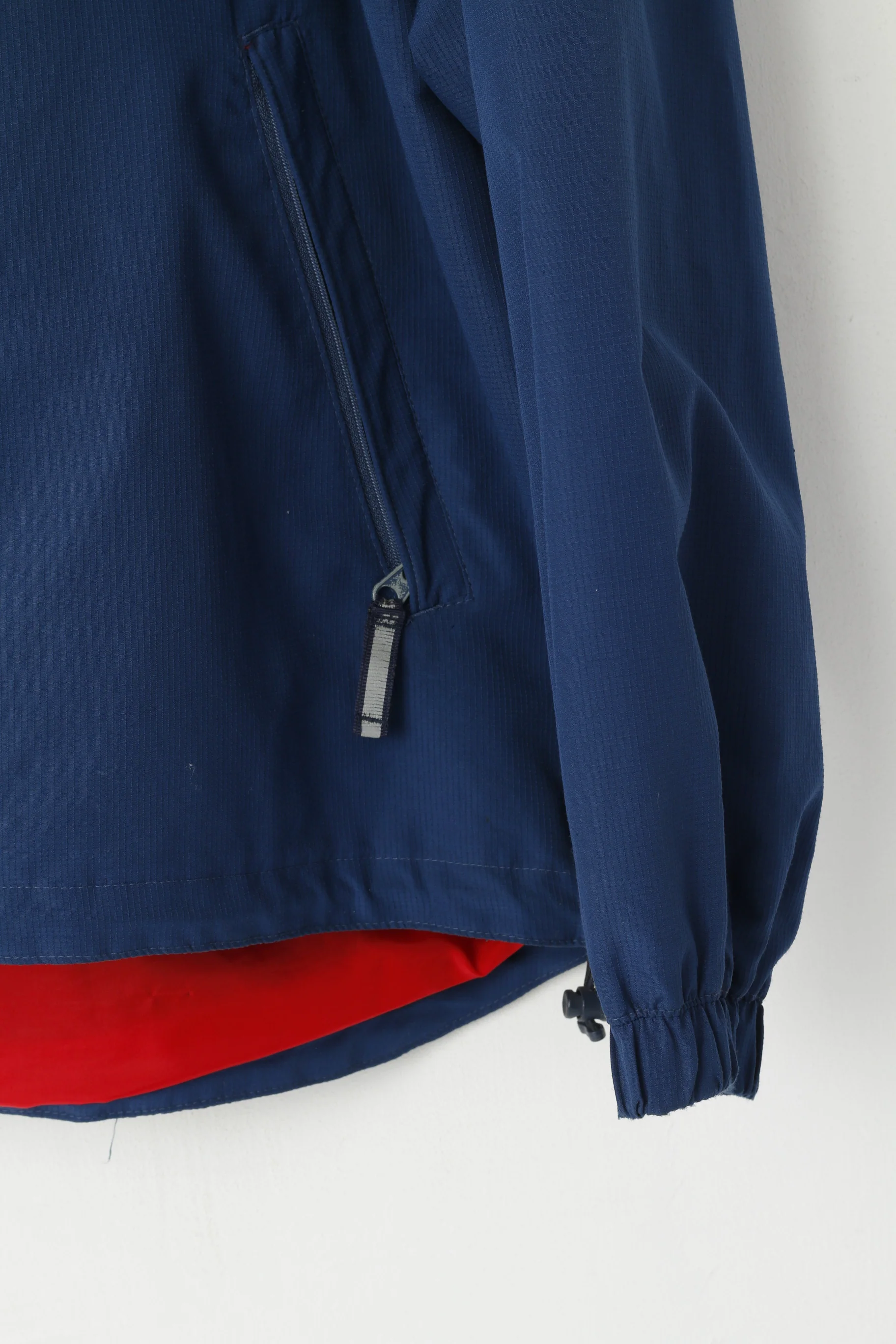 Reebok Traning Men XL Jacket Navy Vintage Full Zipper Activewear Sport Top - Image 4