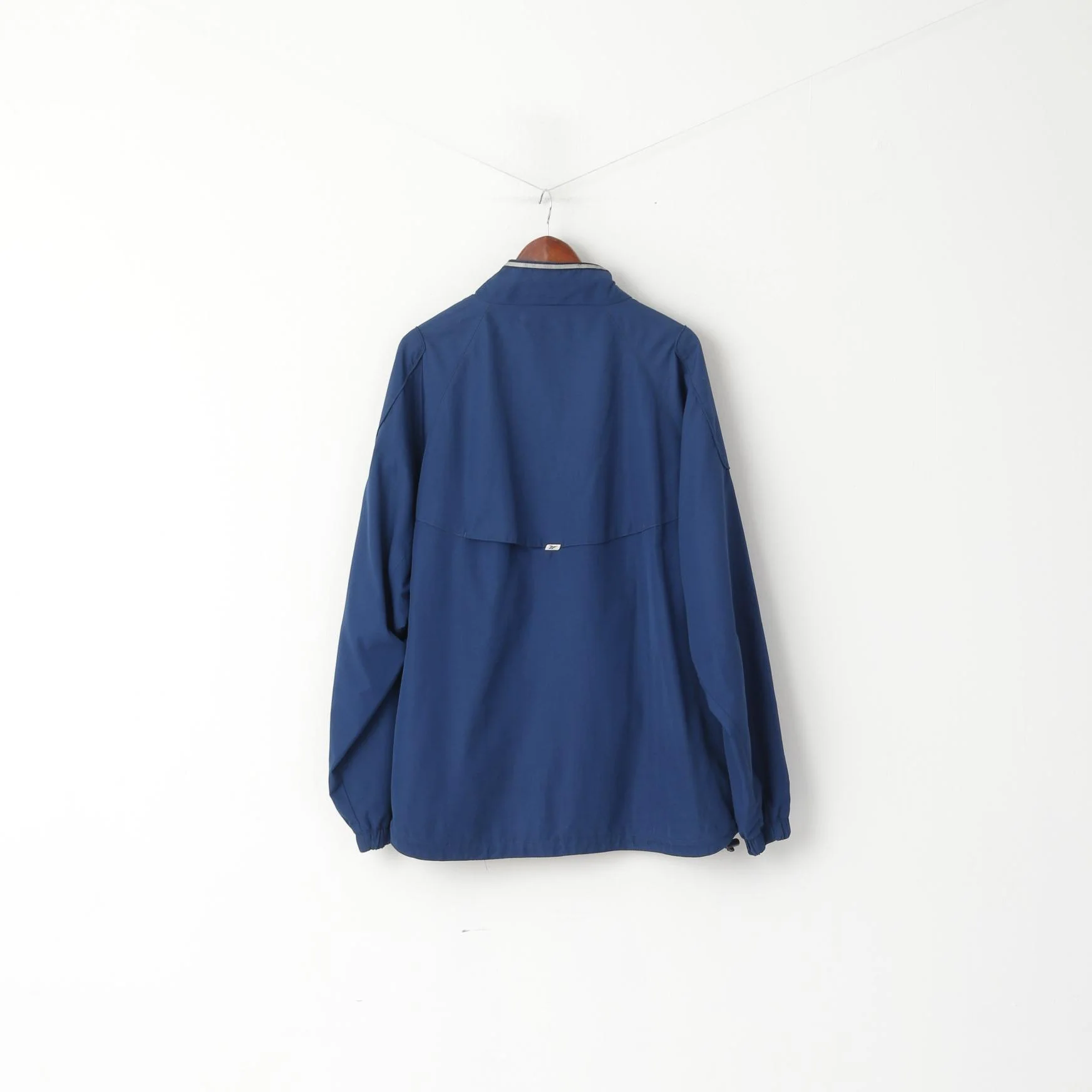 Reebok Traning Men XL Jacket Navy Vintage Full Zipper Activewear Sport Top - Image 7