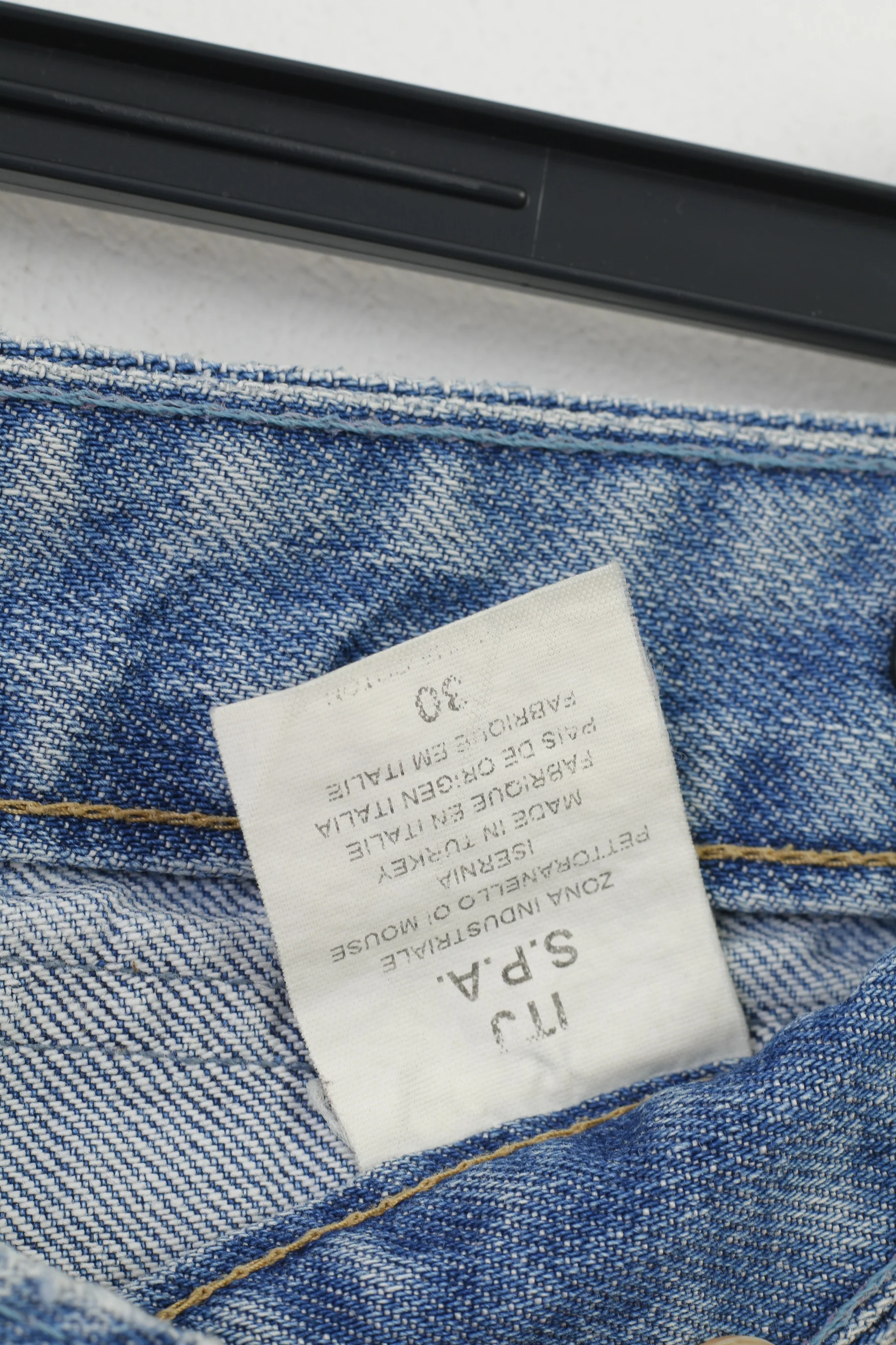 Replay Woman 30 Shorts Jeans Denim Summer Pockets Cotton Blue Pants - Image 6