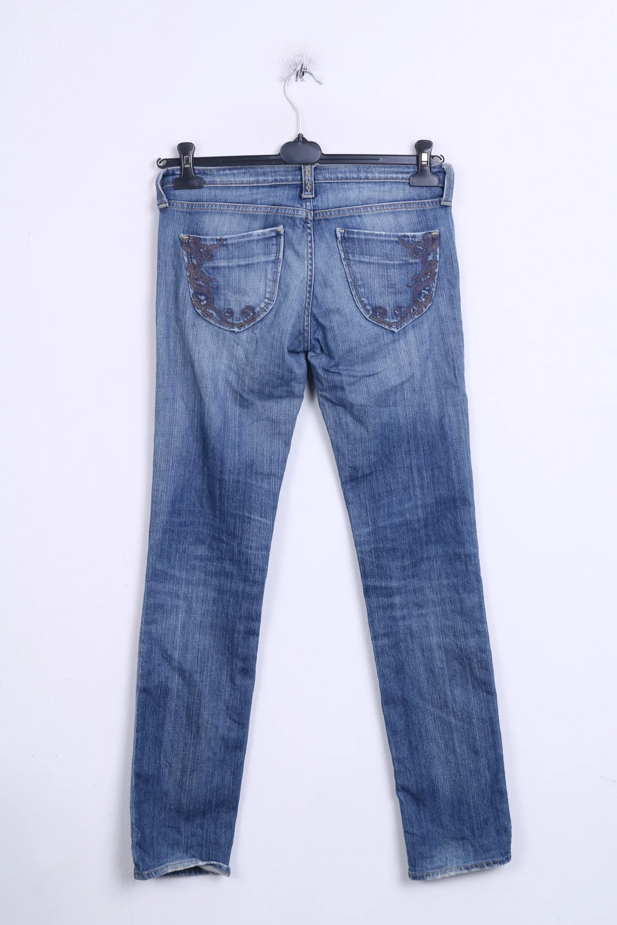 Replay Womens Trousers W26 L32 Denim Jeans Cotton Blue - Image 5