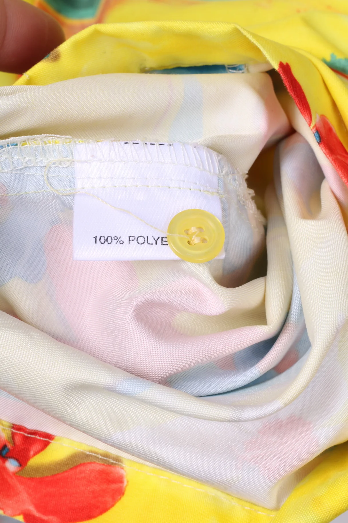 Review Men XL Casual Shirt Yellow Floral Print Summer Hawaii Short Sleeve Top - Image 5