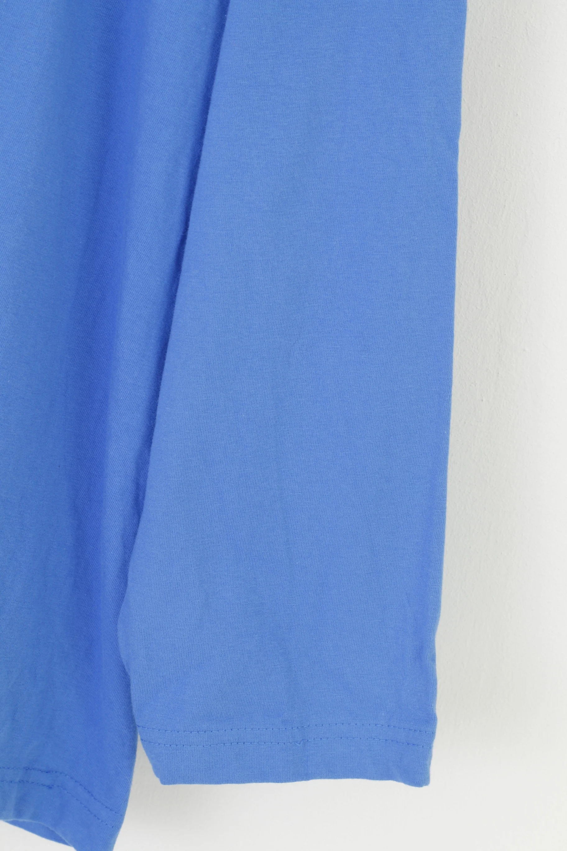 Revolution Men L Shirt Longsleeve Blue Cotton Italia Vodka Sport Top - Image 4