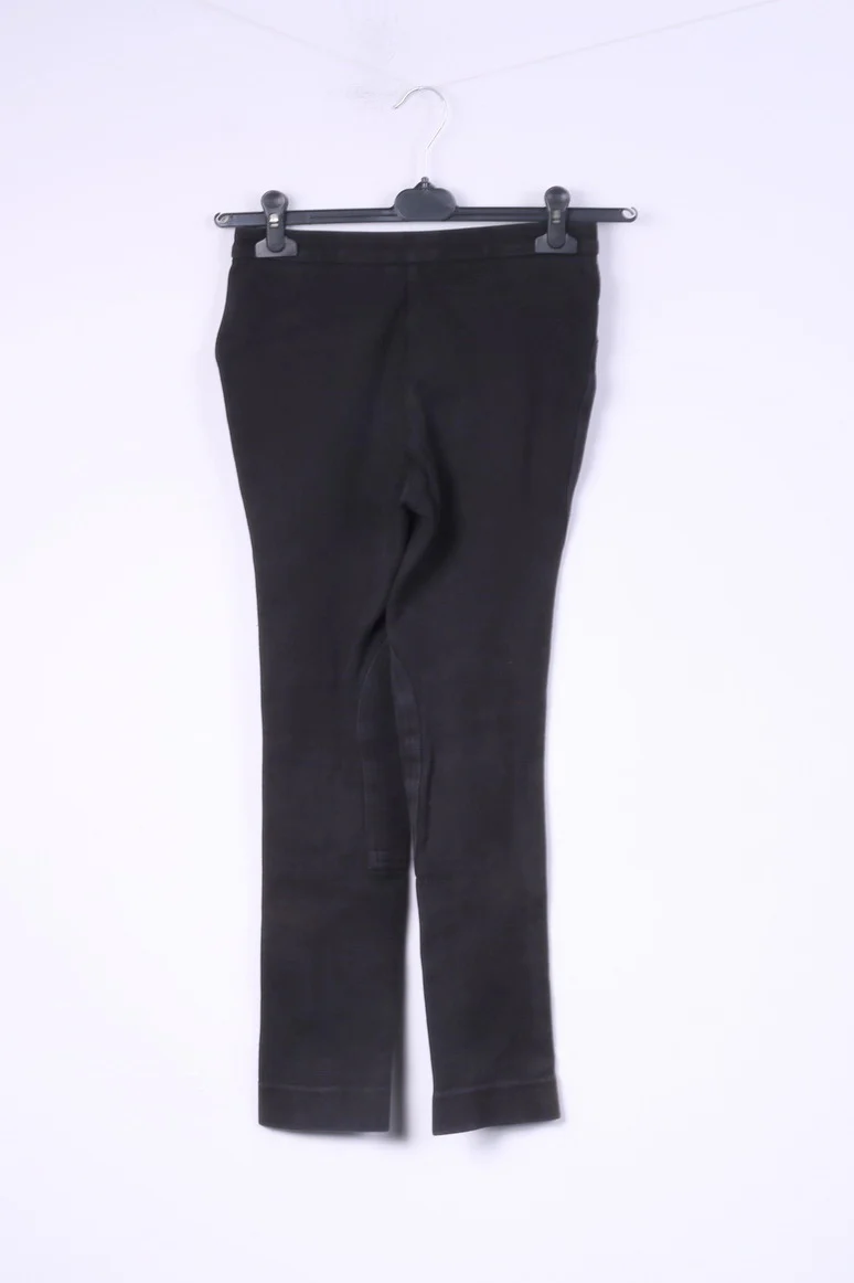 Rhinegold Girls 28 Trousers Child Regular Navy Cotton Lycra Horse Pants Jodhpurs - Image 5