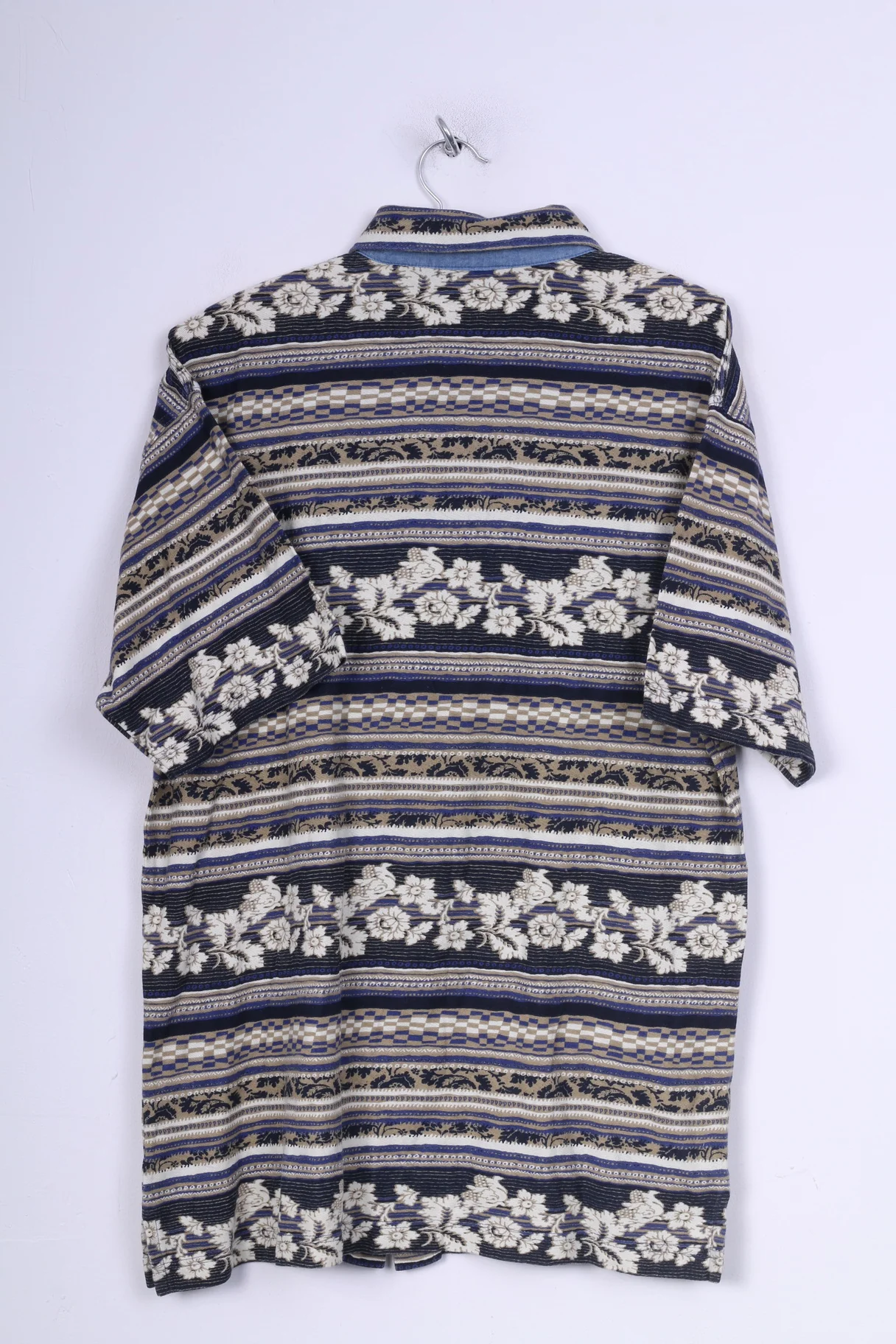 Rian Rucci Mens L Graphic Casual Shirt Short Sleeve Cotton Vintage - Image 6