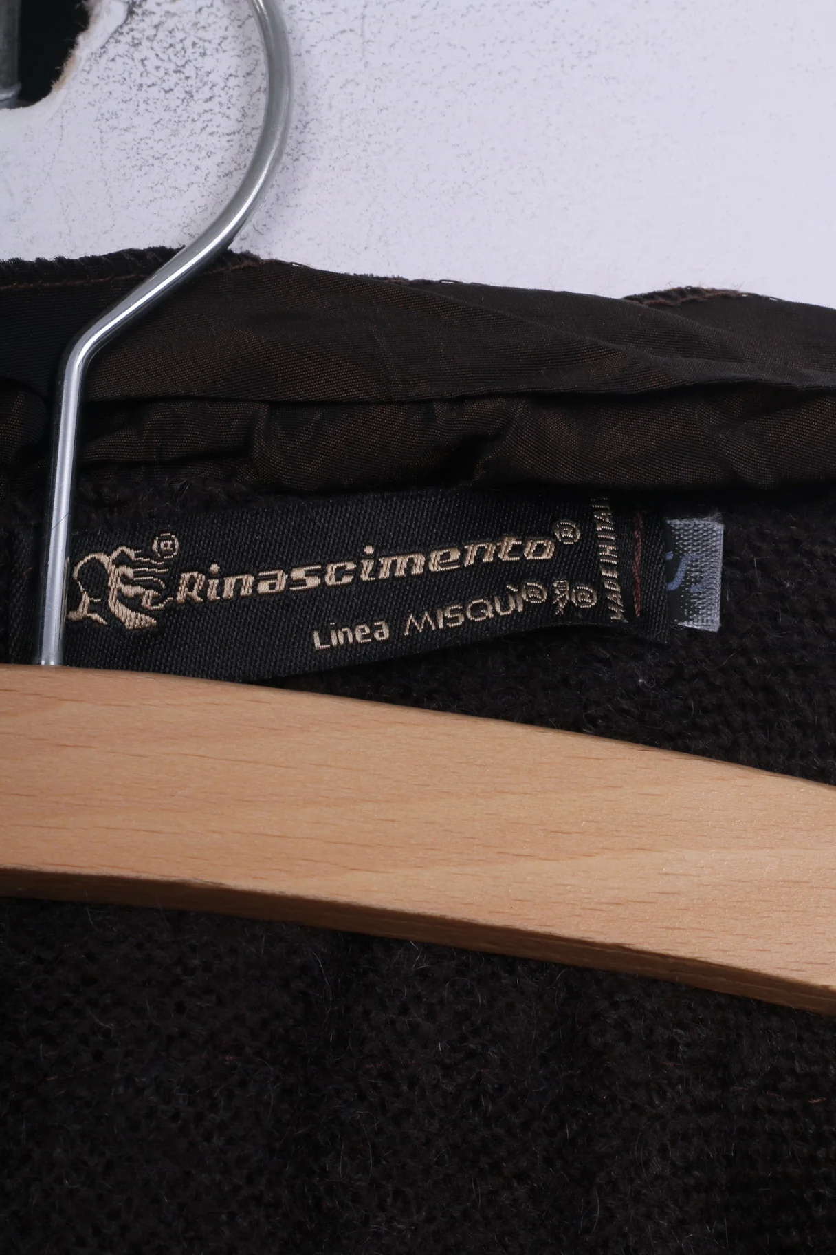 Rinascimento Womens S Bolero Shrug Crop Brown Italy - Image 3