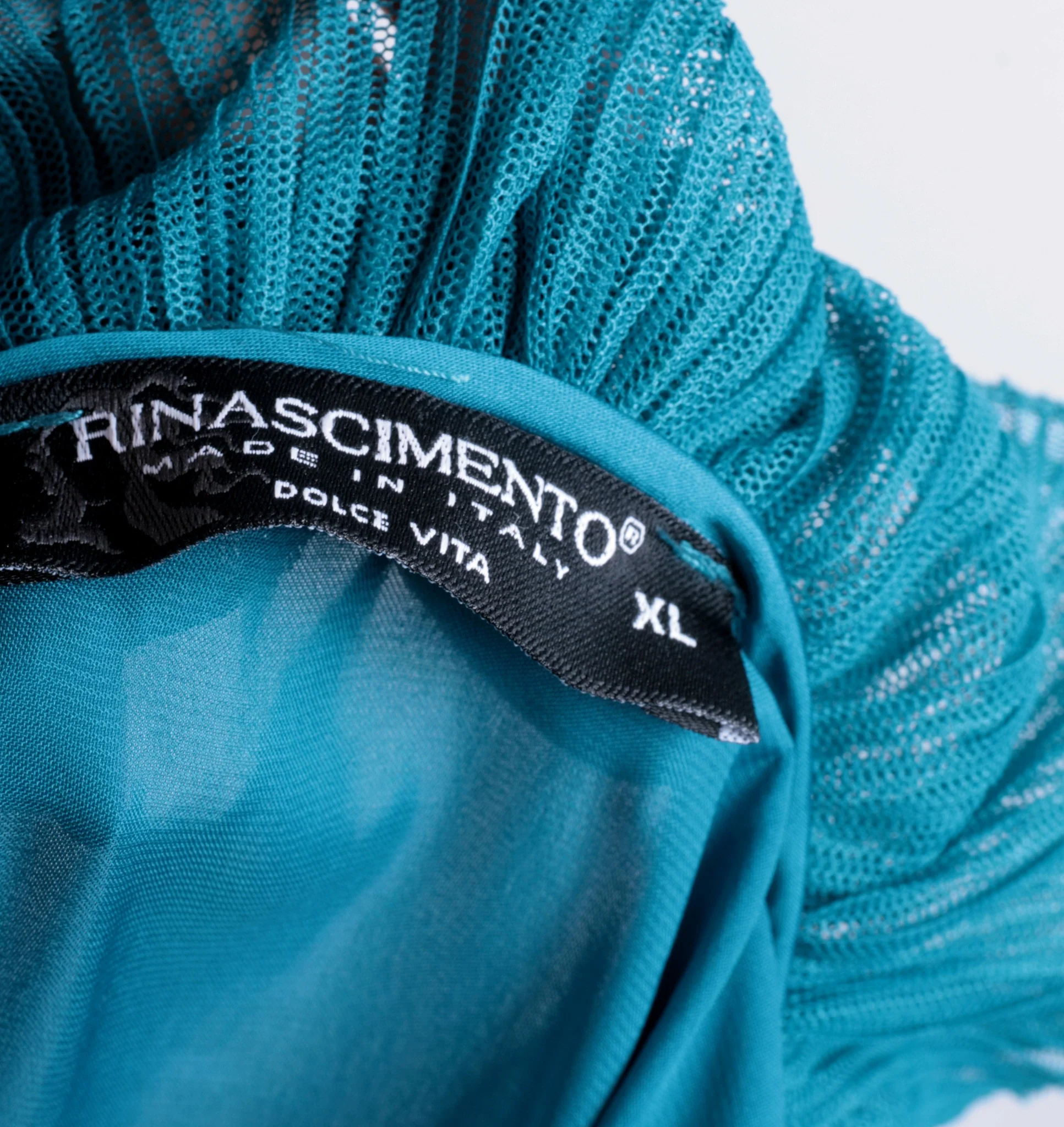 Rinascimento Women's XL Shirt Flounce Top Sleeveless Retro - Image 4