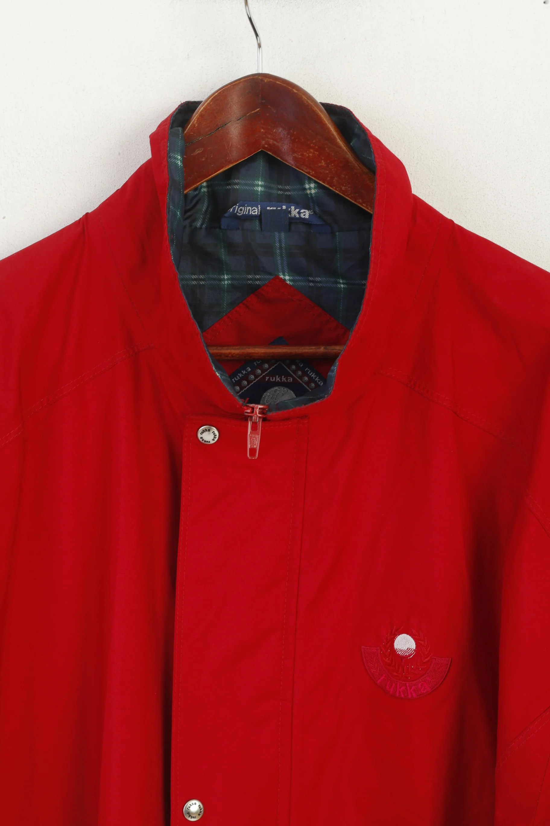 Rukka Men XL Jacket Red Lightweight Full Zipper Outdoor Windreaker Top - Image 3