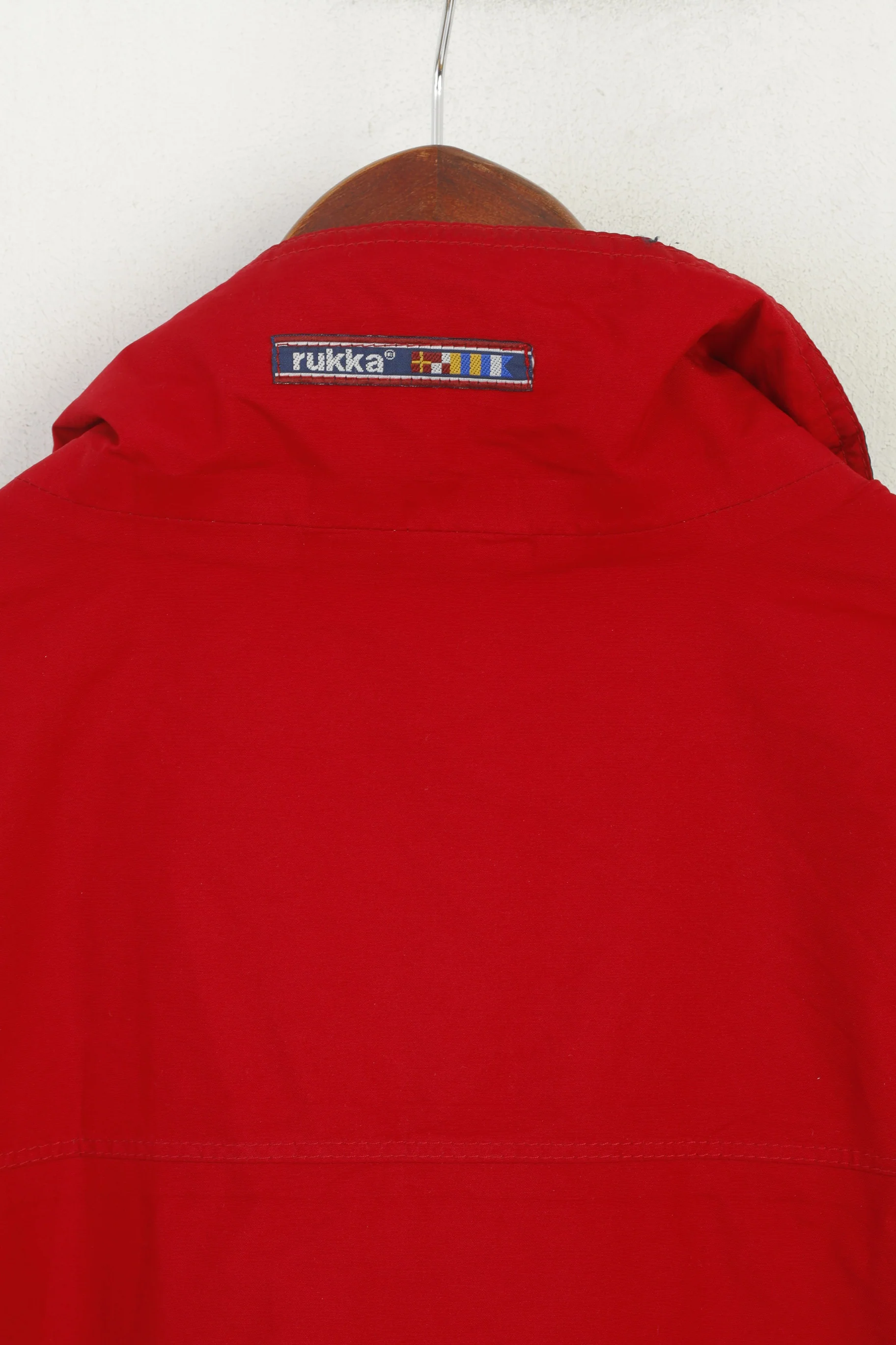 Rukka Men XL Jacket Red Lightweight Full Zipper Outdoor Windreaker Top - Image 7
