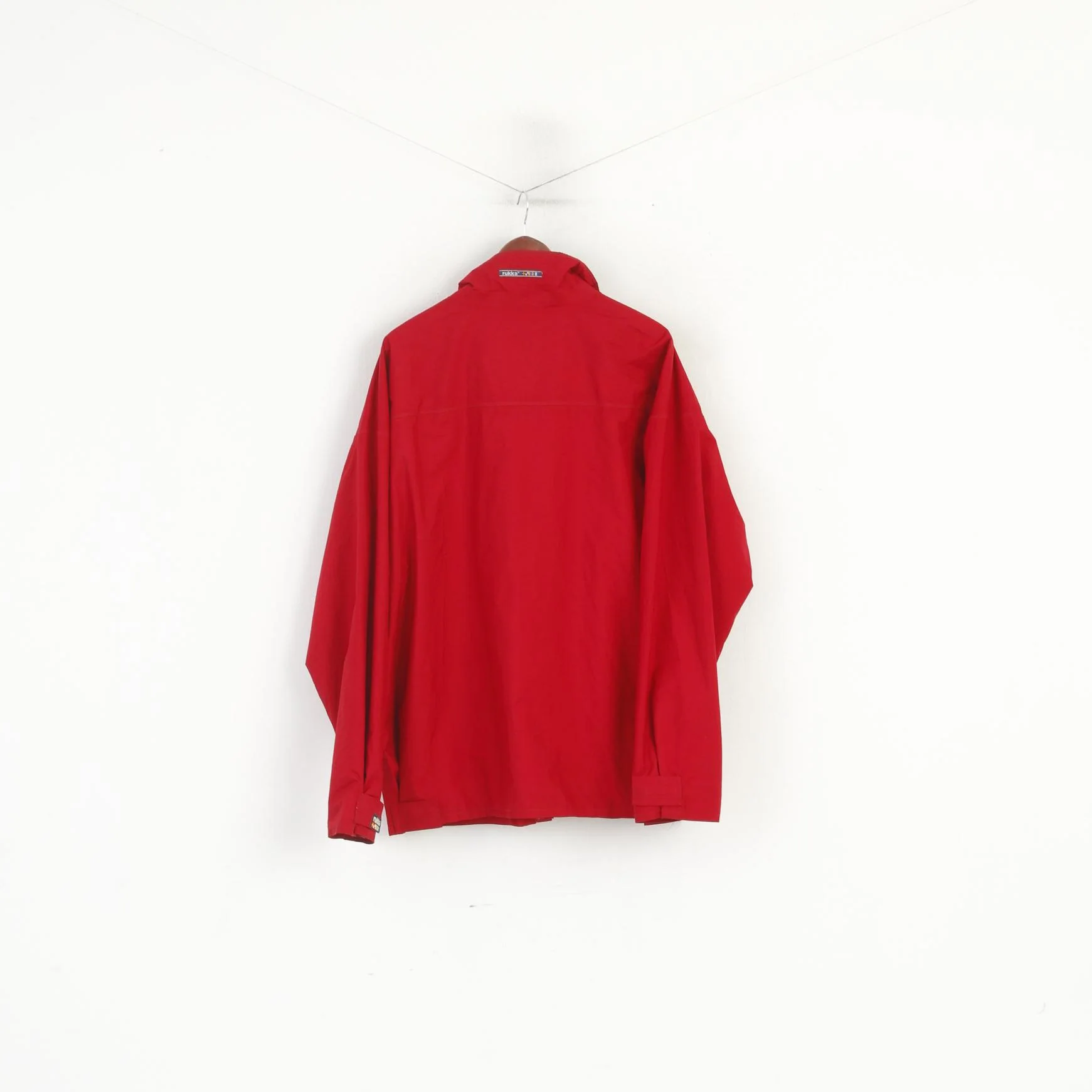 Rukka Men XL Jacket Red Lightweight Full Zipper Outdoor Windreaker Top - Image 8