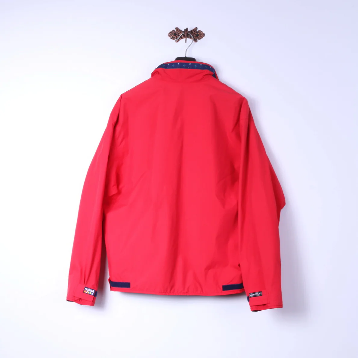 Rukka Mens M Jacket Red Nylon Gore-Tex Zip Up Lightweight Retro Top - Image 11