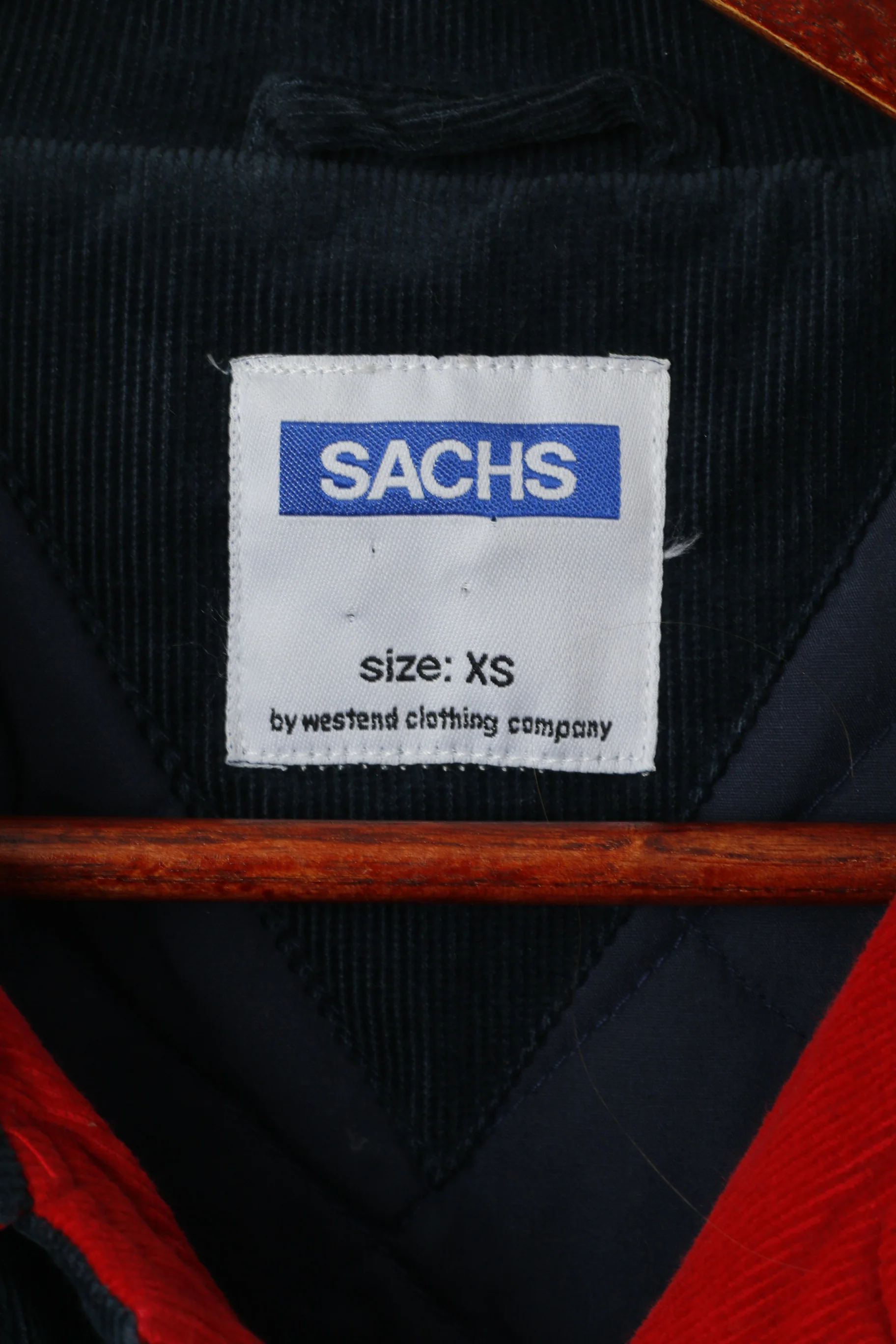 Sachs Men XS Jacket Navy Cotton Bomber Automotive 2000 Future Engine Padded Top - Image 5