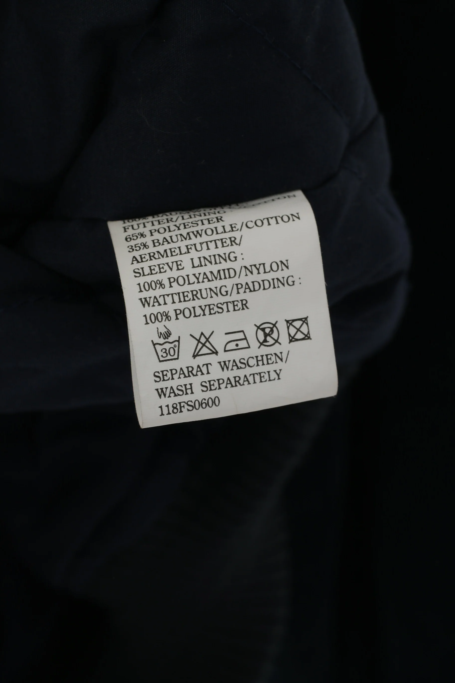 Sachs Men XS Jacket Navy Cotton Bomber Automotive 2000 Future Engine Padded Top - Image 6