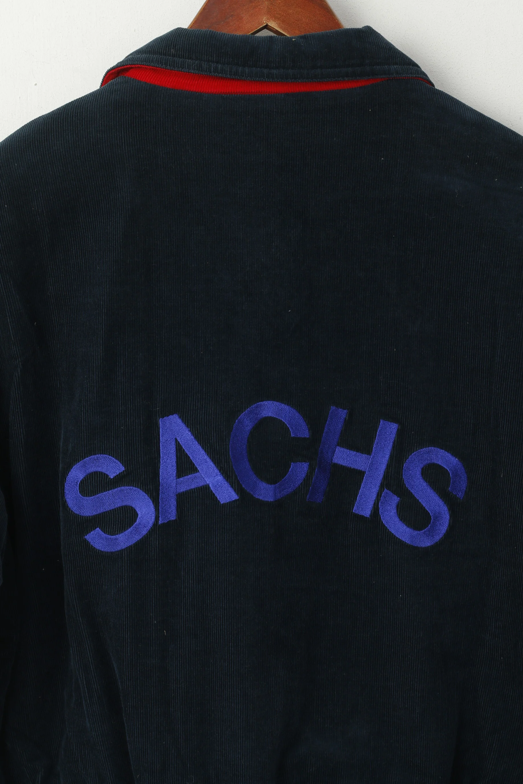 Sachs Men XS Jacket Navy Cotton Bomber Automotive 2000 Future Engine Padded Top - Image 7