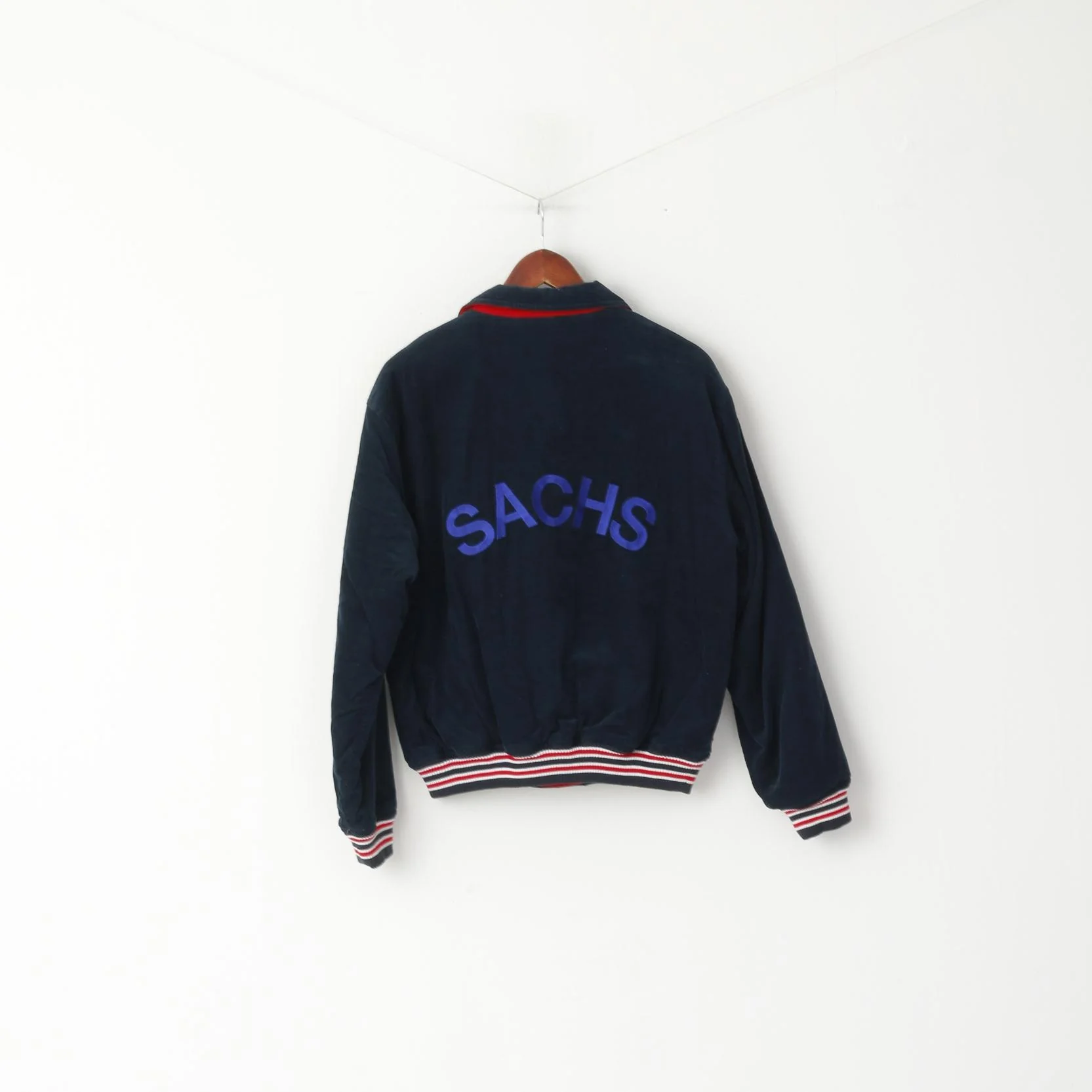 Sachs Men XS Jacket Navy Cotton Bomber Automotive 2000 Future Engine Padded Top - Image 8