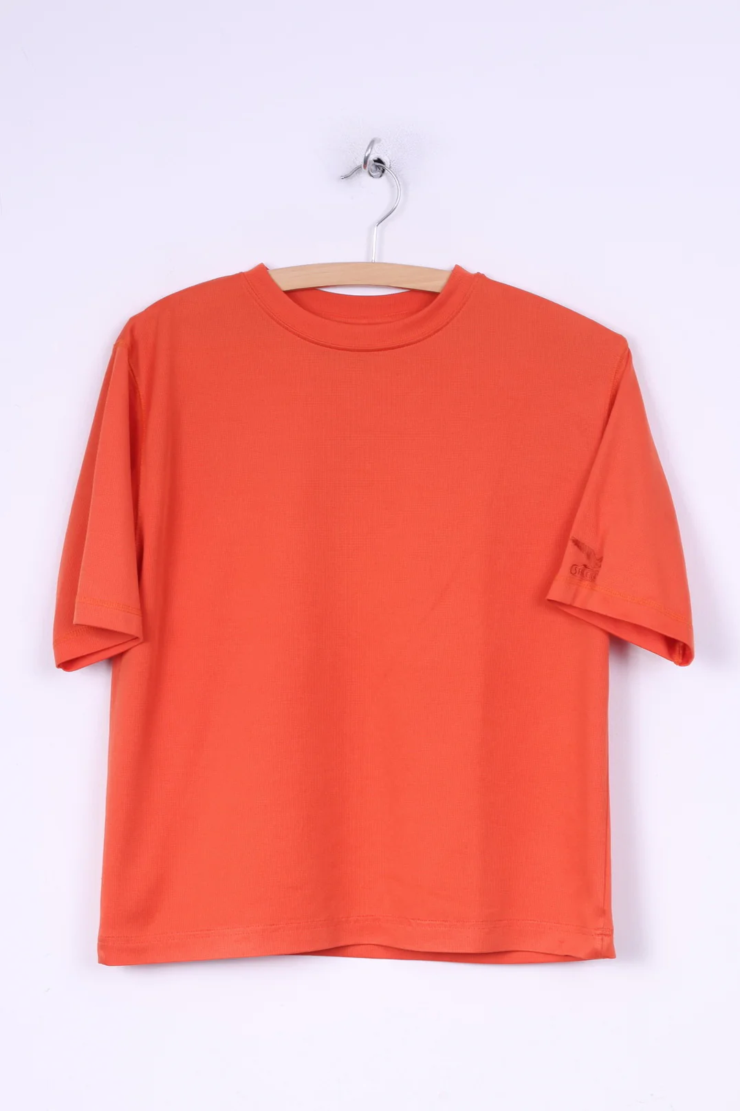 Salewa Womens S T- Shirt Crew Orange Short Sleeve Summer Top Outdoor
