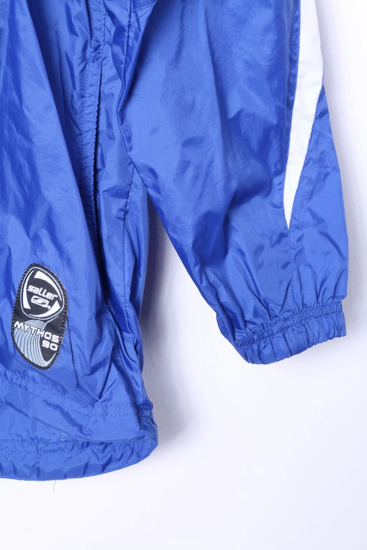 Saller Youth 164 Jacket Blue Nylon Full Zipper Sportswear #10 Mythos SV Amisia - Image 3