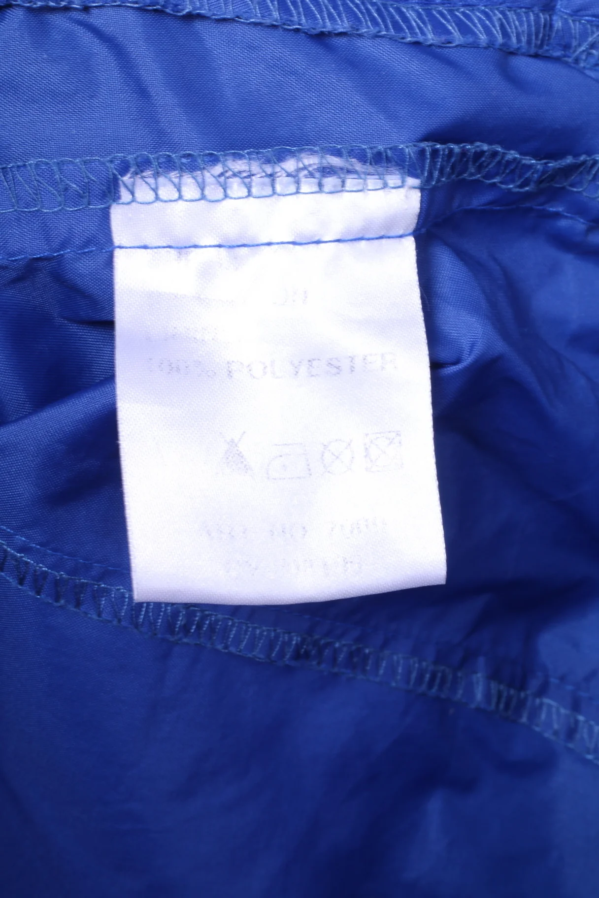 Saller Youth 164 Jacket Blue Nylon Full Zipper Sportswear #10 Mythos SV Amisia - Image 6