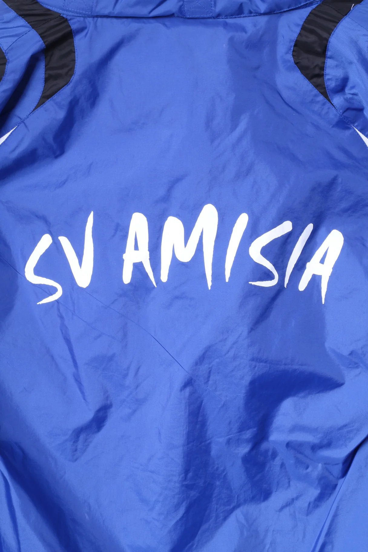 Saller Youth 164 Jacket Blue Nylon Full Zipper Sportswear #10 Mythos SV Amisia - Image 7