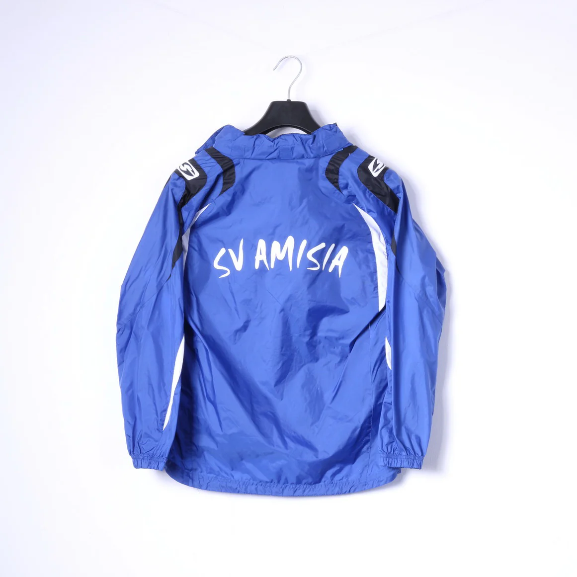 Saller Youth 164 Jacket Blue Nylon Full Zipper Sportswear #10 Mythos SV Amisia - Image 8