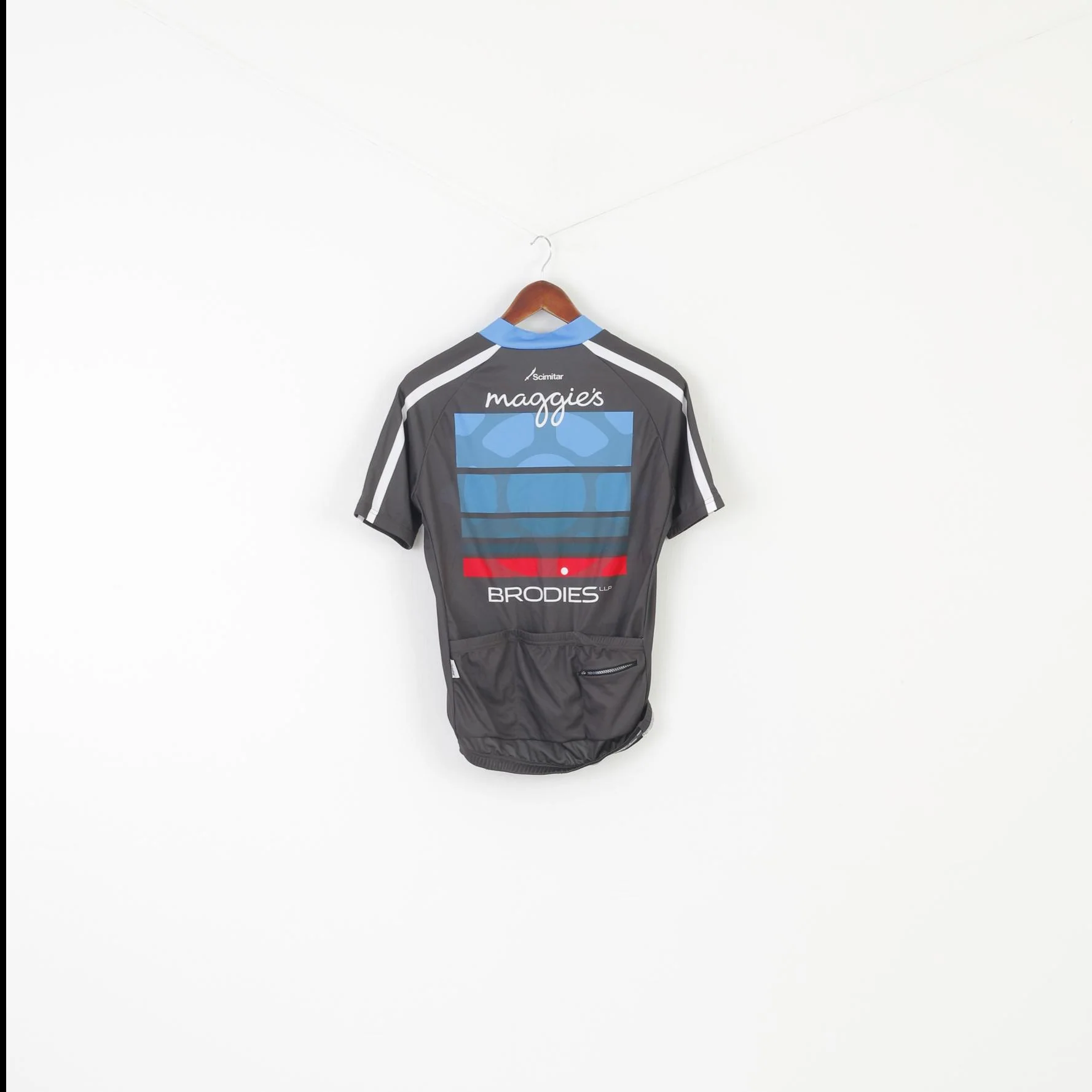 Scimitar Men S Cycling Shirt Gray Ride The North Zip Neck Jersey Vintage Top - Image 4