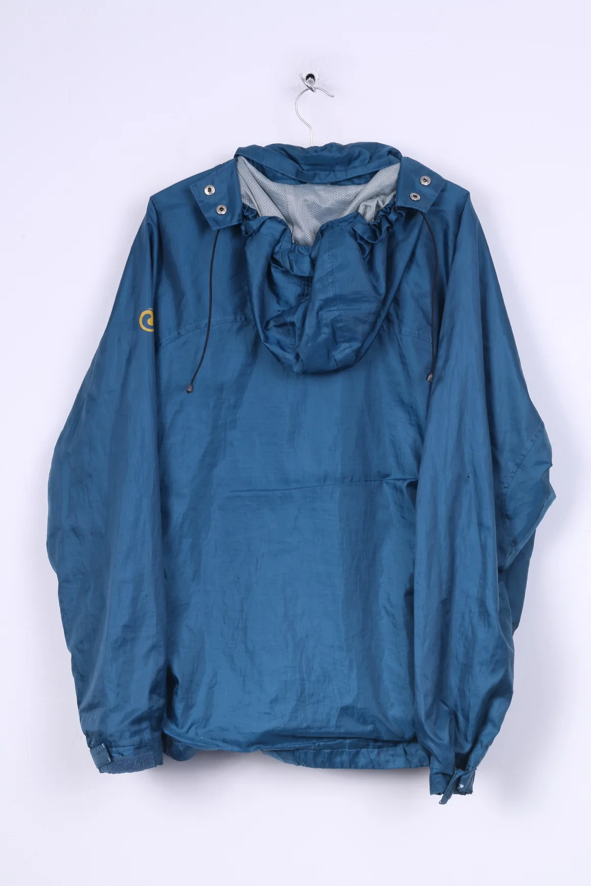 Sherpa Mens XL Rain Jacket Hooded Dark Turquoise Full Zipper Outdoor - Image 6