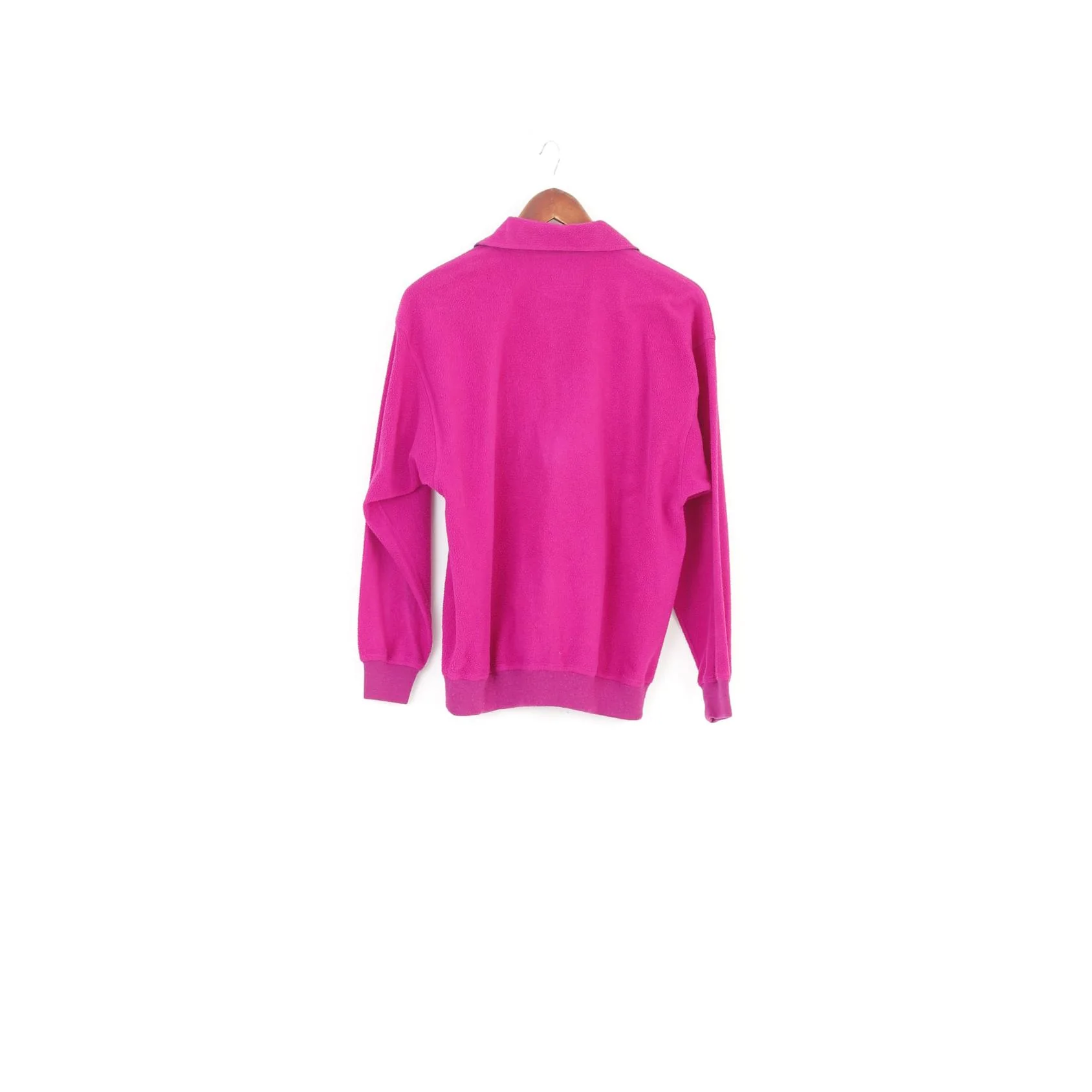 Silvy Woman S Fleece Top Pink Vintage Aztec Winter Clothing Zip Neck Sweatshirt - Image 6