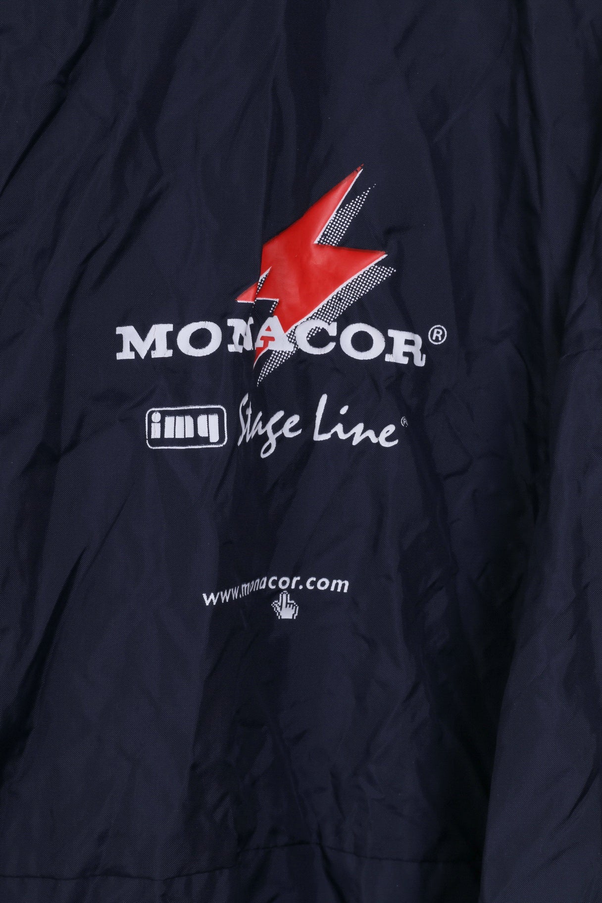 Sirocco Monacor Stage Line Mens 2XL Jacket Lightweight Nylon Waterproof Full Zipper Hidded Hooded - Image 3