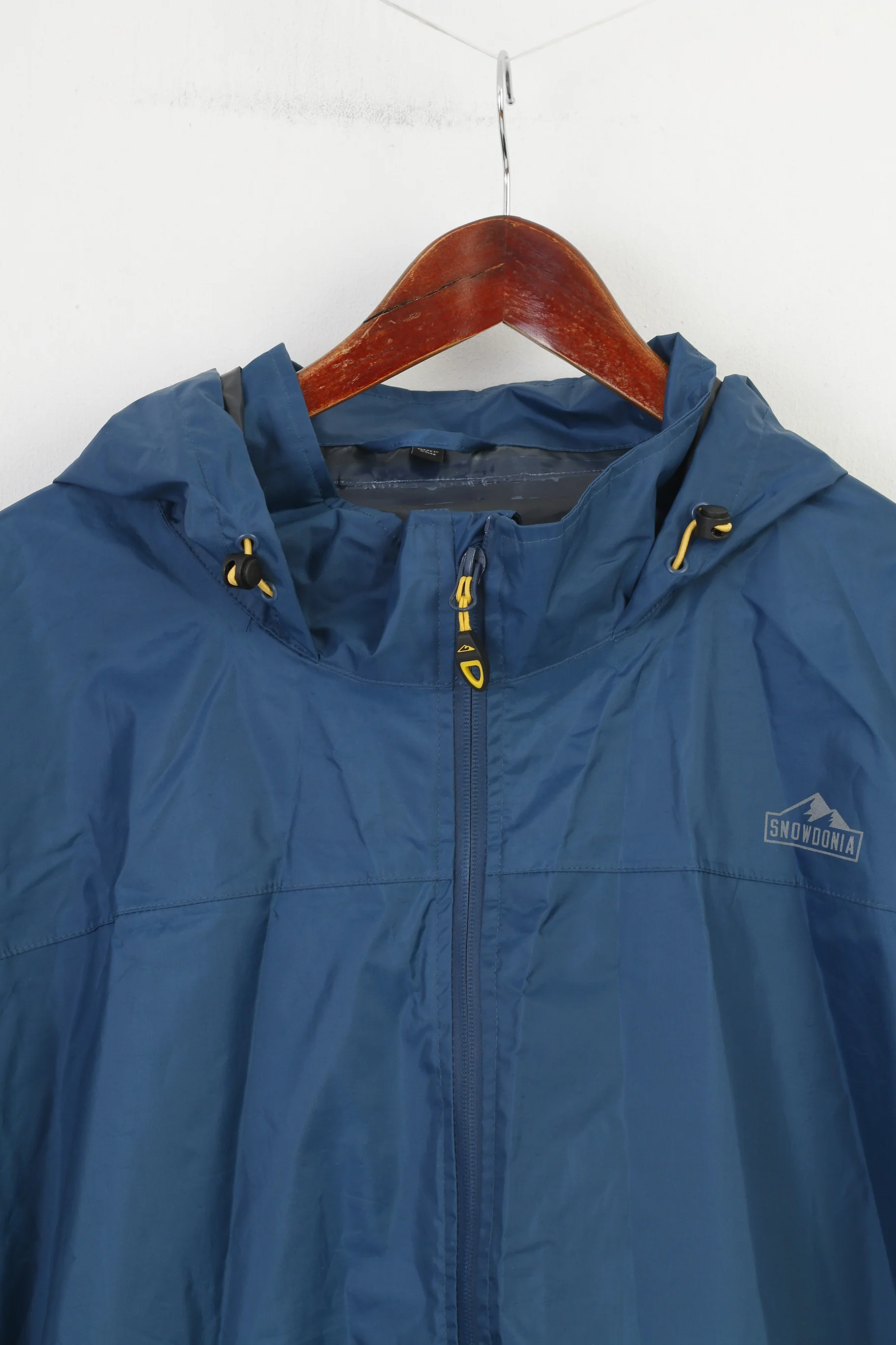 Snowdonia Man 3XL Jacekt Blue Vintage Full Zipper Hood Outwear Outdoor Exploration Top - Image 2