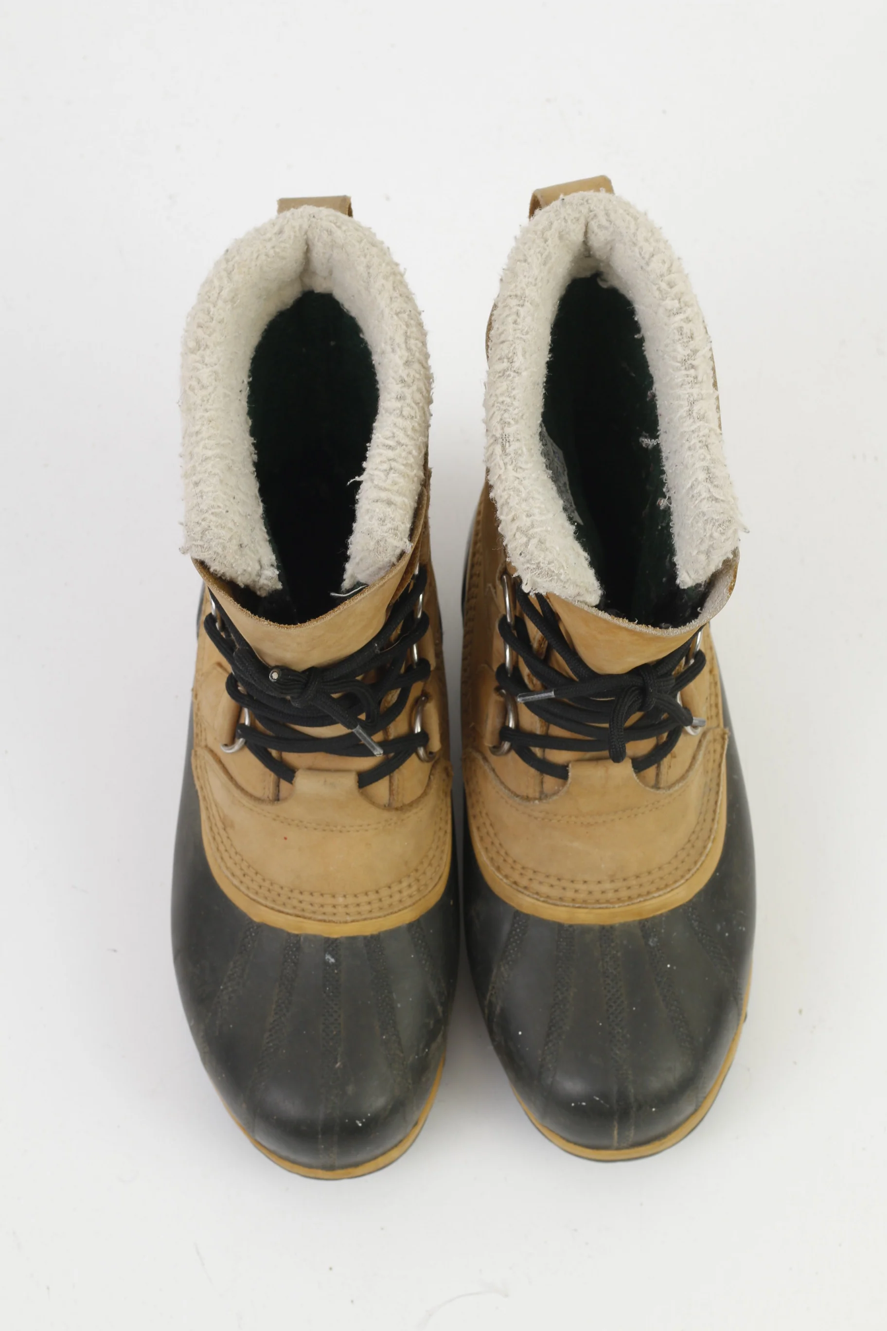 Sorel Men 8 39 Winter Boots Brown Waterproof Caribous Padded - Image 3