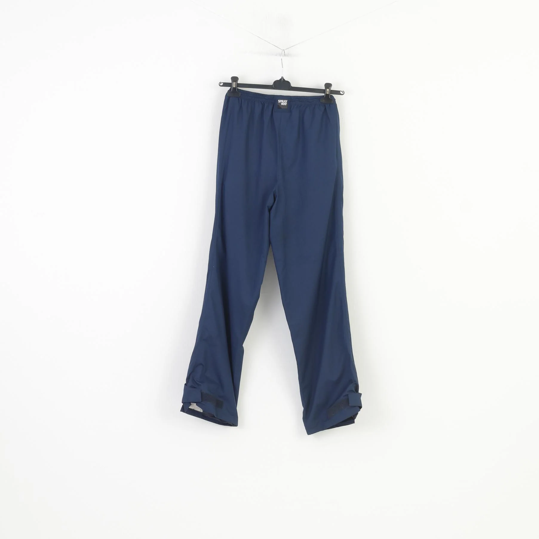 Spray Way Men S Trousers Walking Rainpants Navy Elastic Waist Zippered Legs Outwear Pants - Image 8