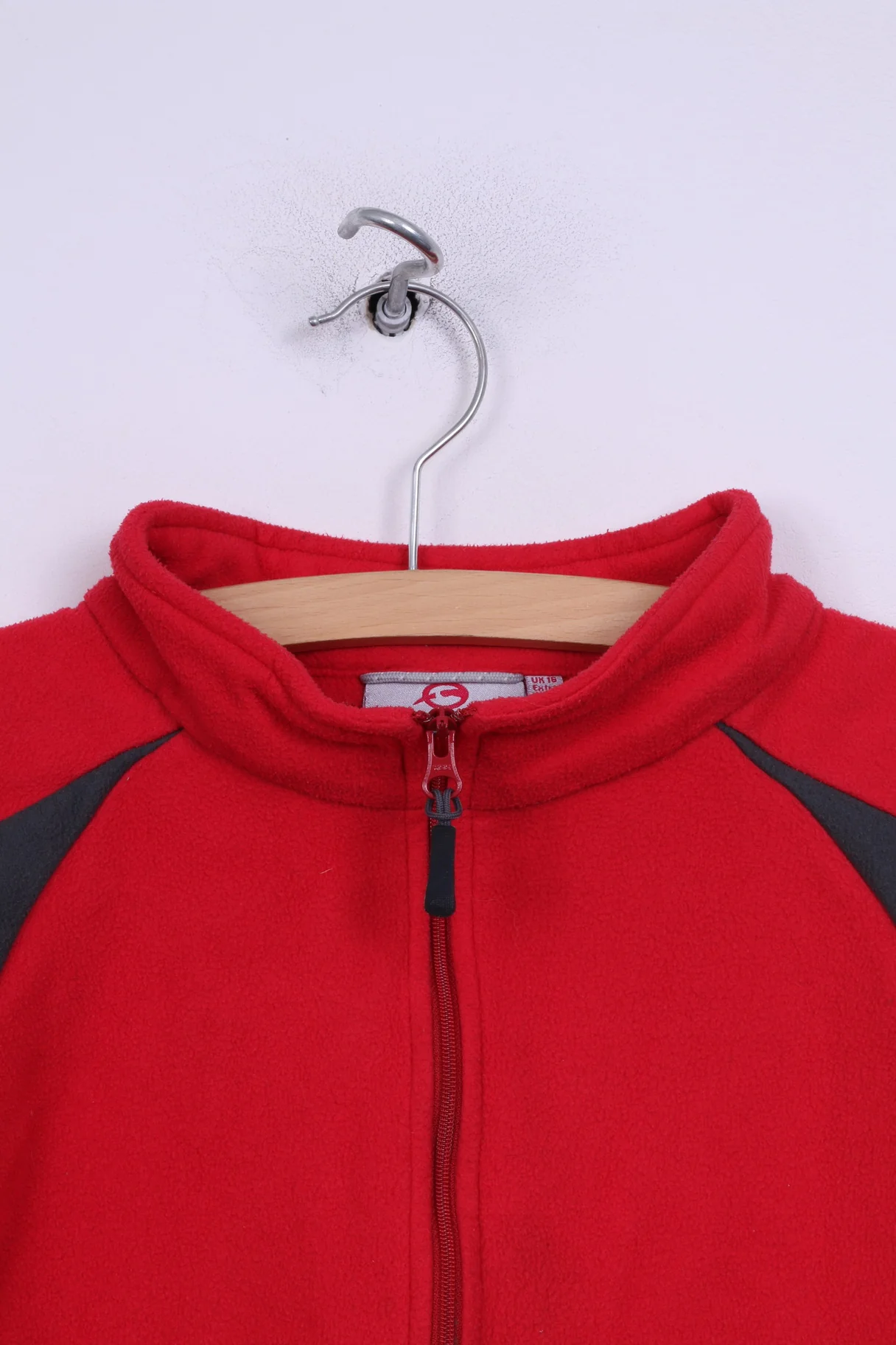 Sprayway Womens XL 16 Fleece Top Raspberry Zip Neck Sweatshirt Sportswear - Image 2