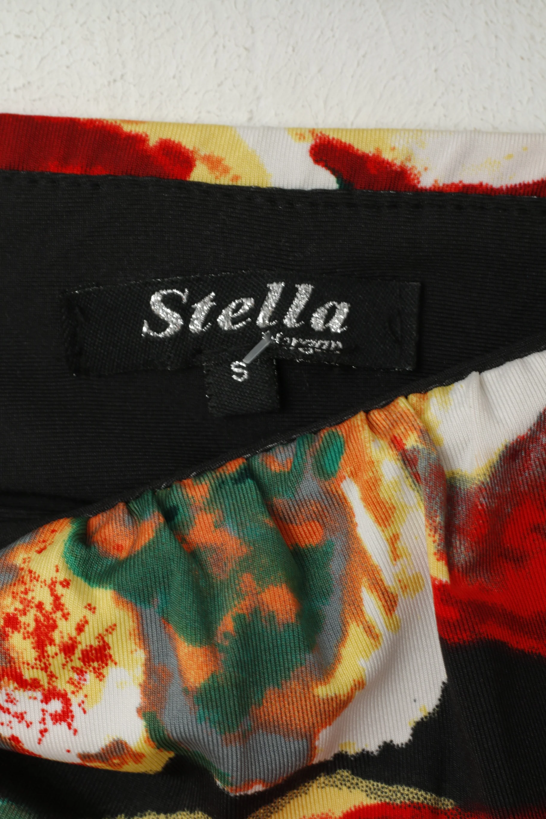 Stella Morgan Women S Midi Dress Black Bandeau Flowral Print Lining Summer - Image 4