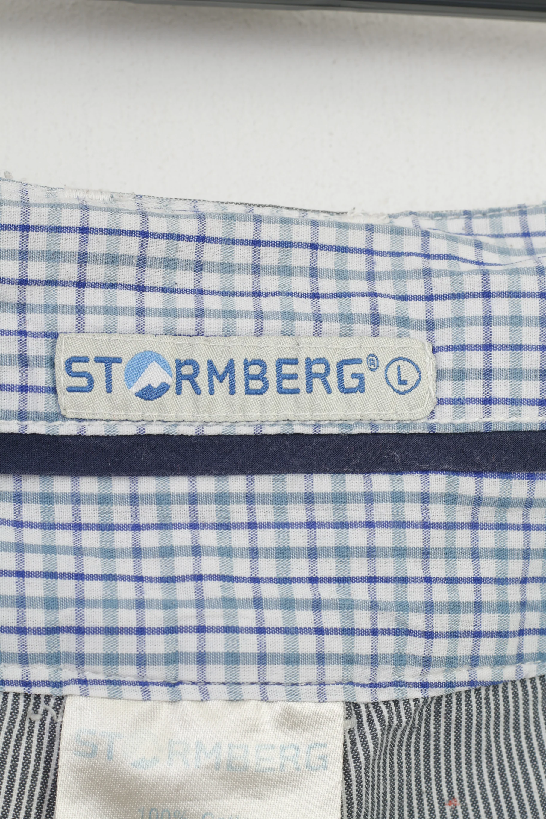 Stormberg Women L Shorts Striped Cotton White  Summer Pockets Vintage Pants - Image 6