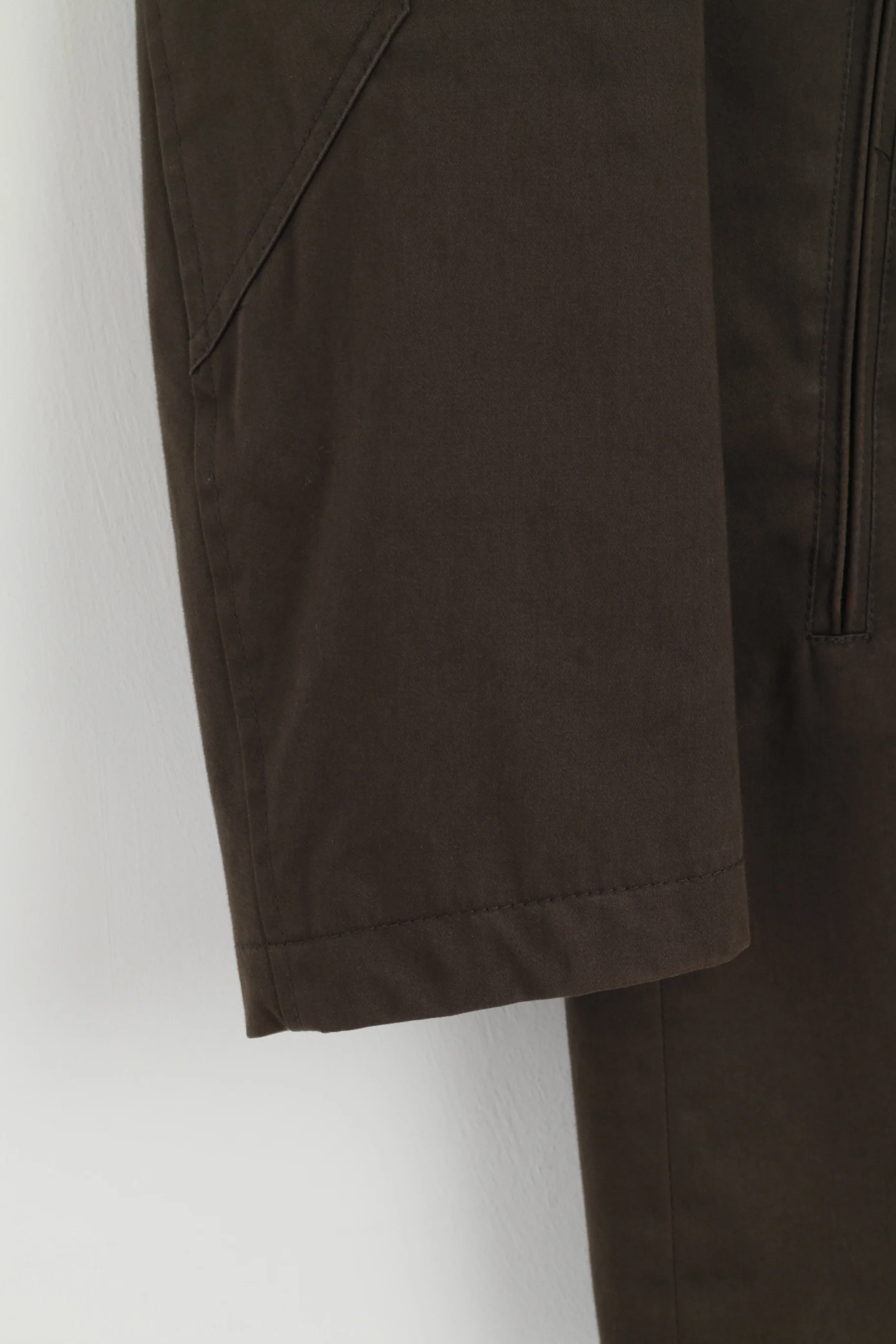 Strellson Premium Men 54 L Coat Dark Green Cotton Arbus Full Zipper Classic Top - Image 4