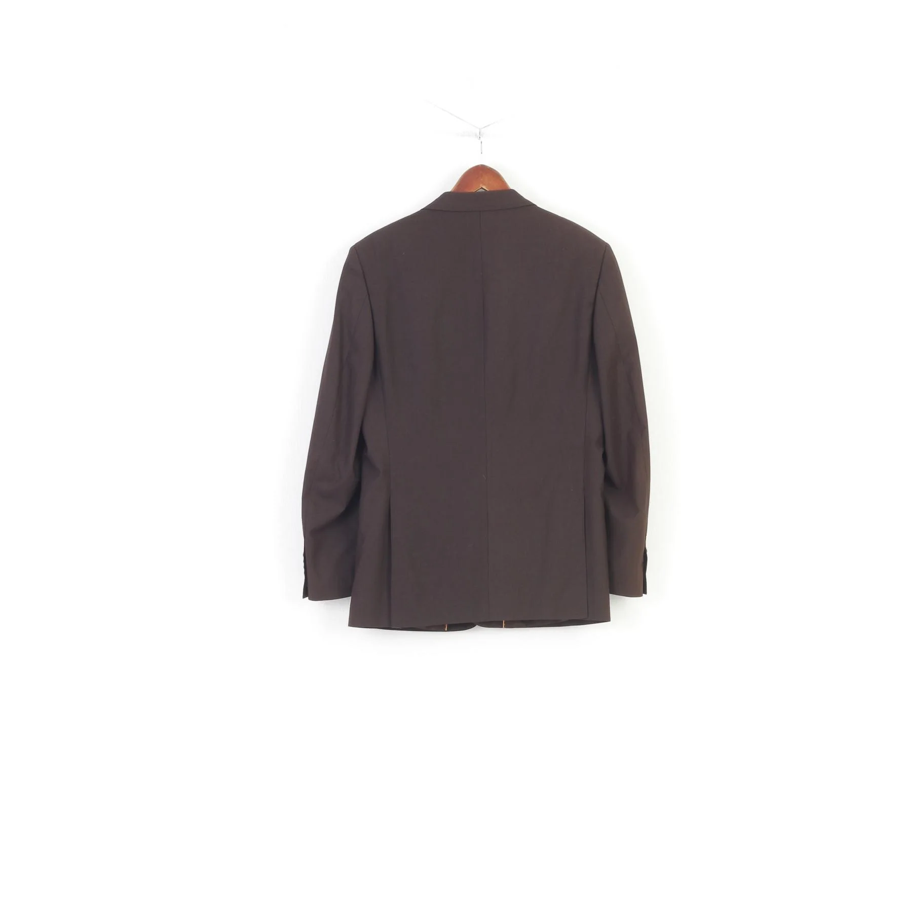 Studio Milano Men 50 42 Blazer Brown Striped Shoulder Pads Jacket - Image 7