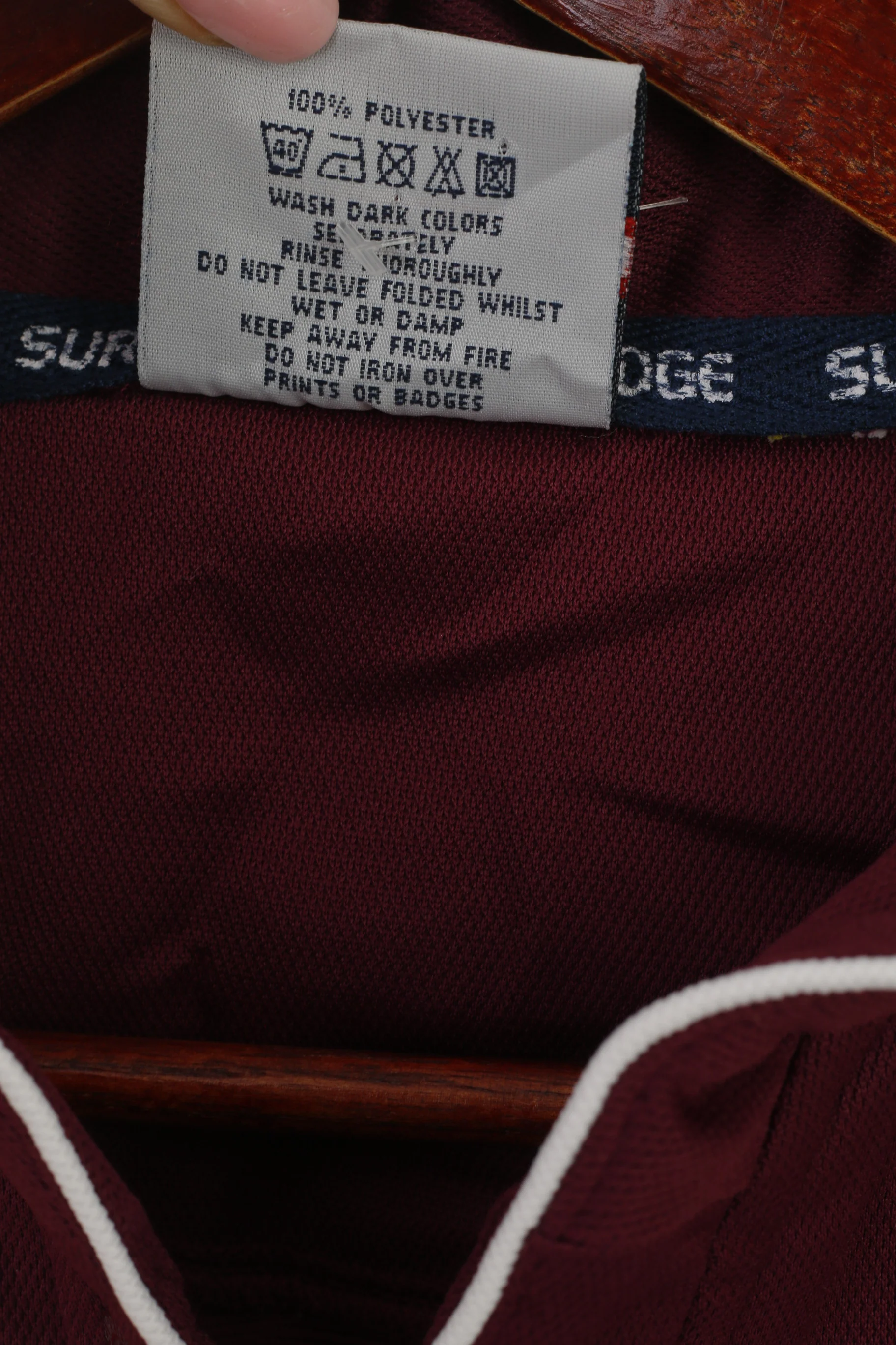 Surridge Youth Y Shirt Maroon Prince's Trust Challange Trophy 2007 Sportswear Jersey Top - Image 4