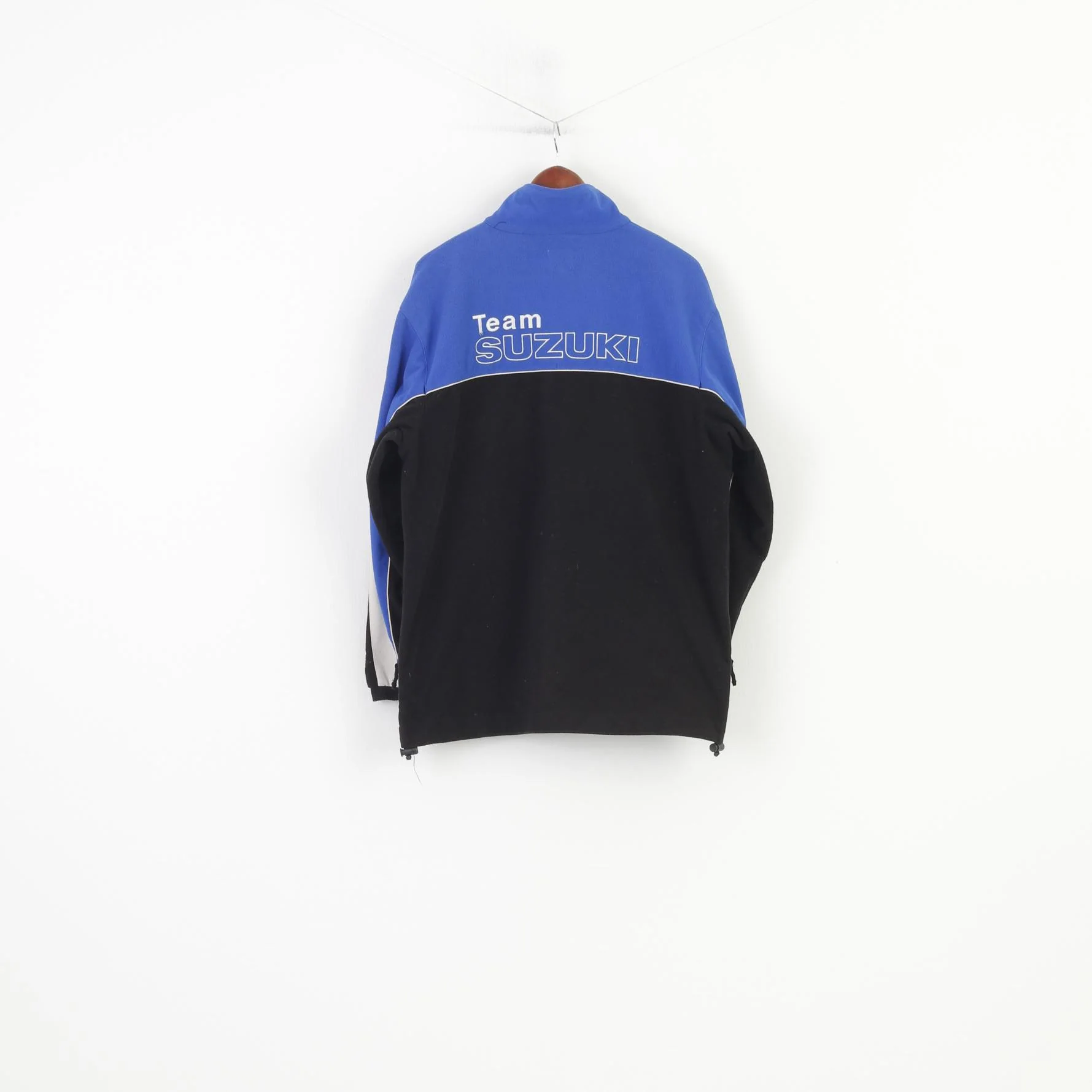 Suzuki Men XL Fleece Jacket Blue Vintage Race Full Zipper Team Cars Automotive Vintage Top - Image 10
