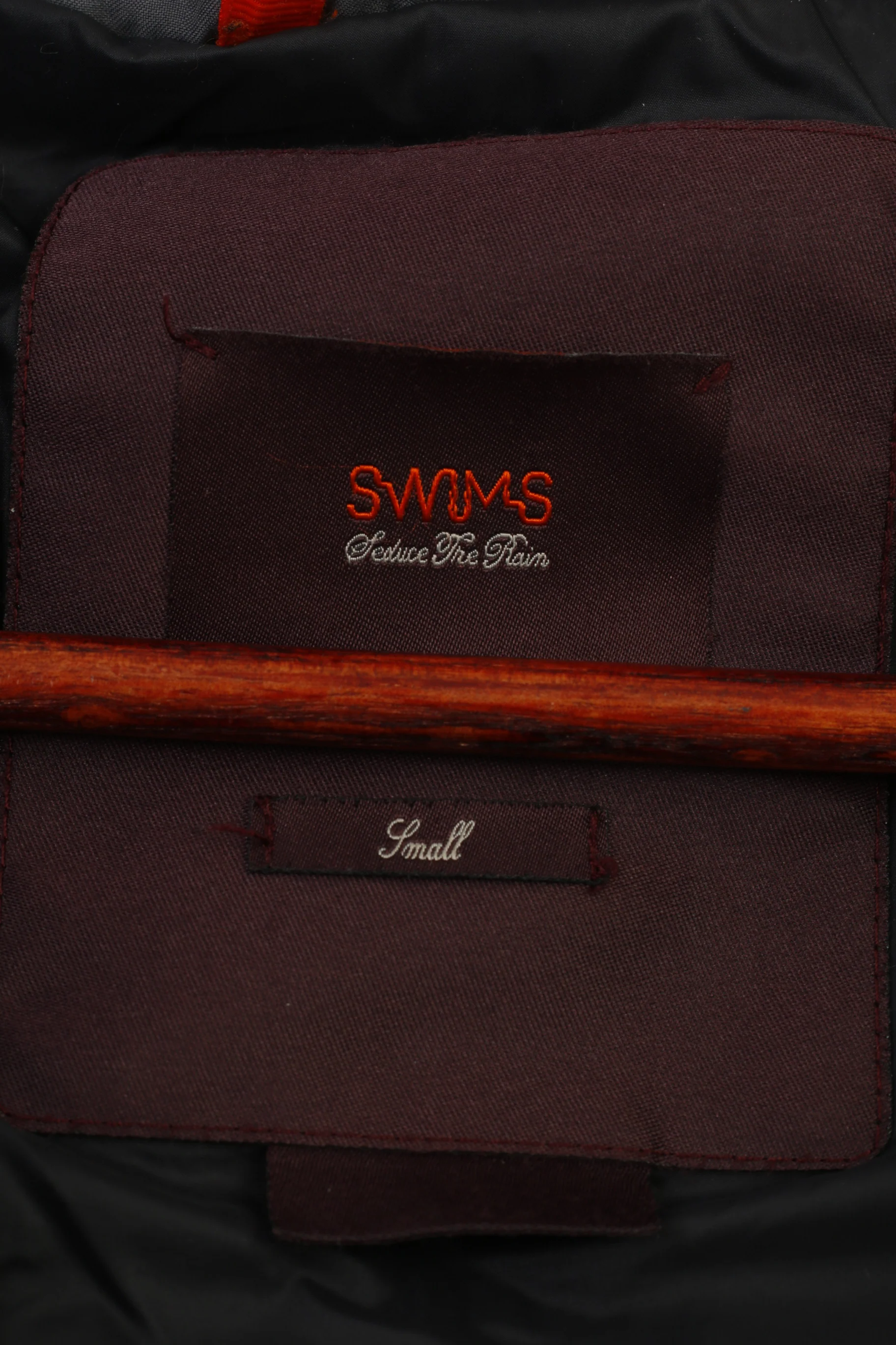 Swims Men S Jacket Black Full Double Zipper Waterproof Vintage Hood Pockets Parka Top - Image 4