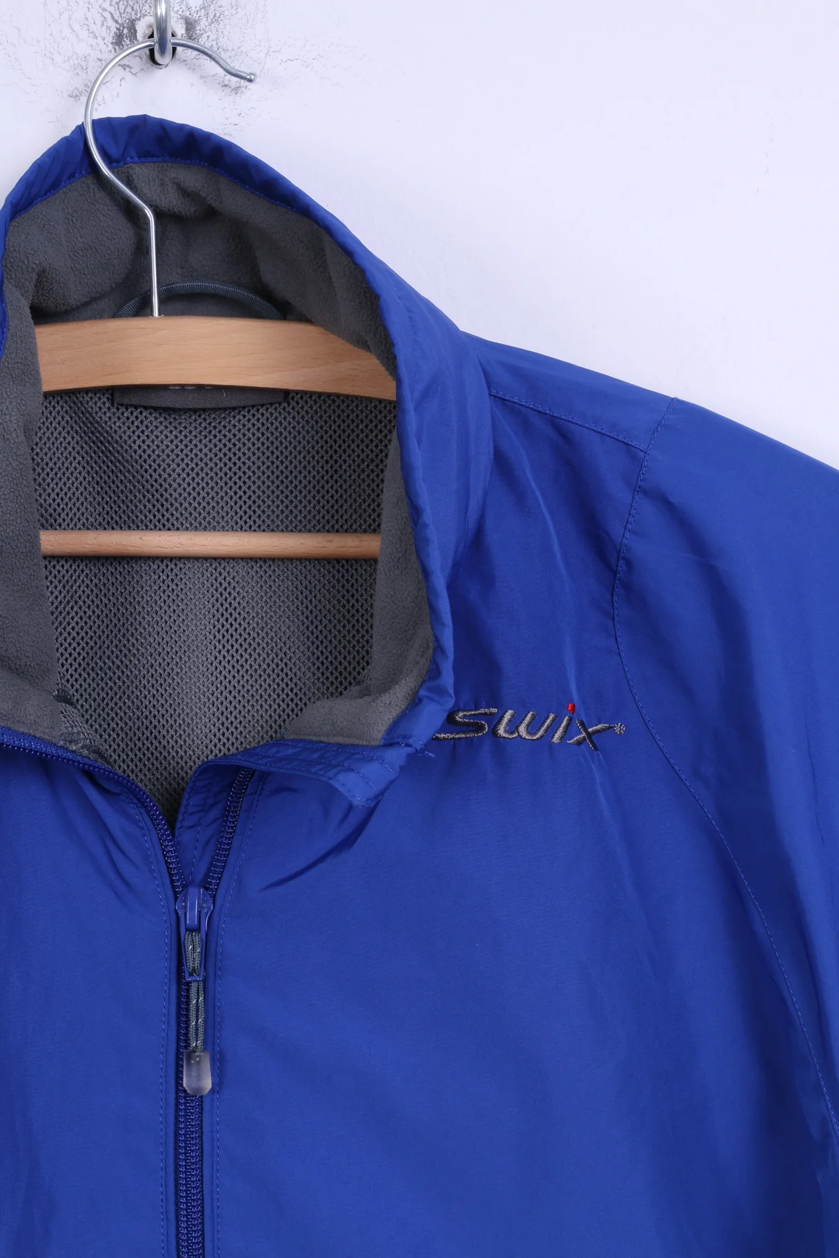 SWIX Womens 14 XL Track Top Jacket Full Zipper Sport Blue - Image 3