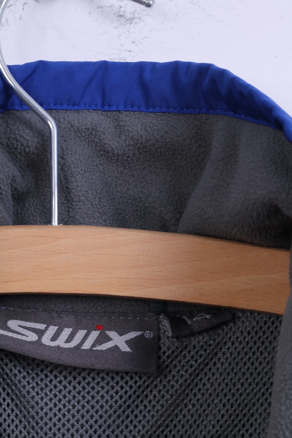 SWIX Womens 14 XL Track Top Jacket Full Zipper Sport Blue - Image 4