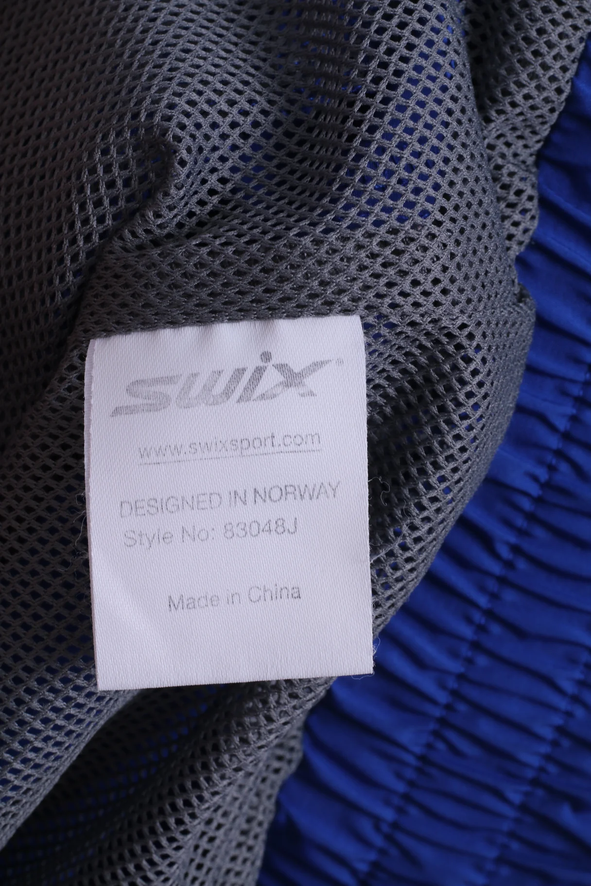 SWIX Womens 14 XL Track Top Jacket Full Zipper Sport Blue - Image 5