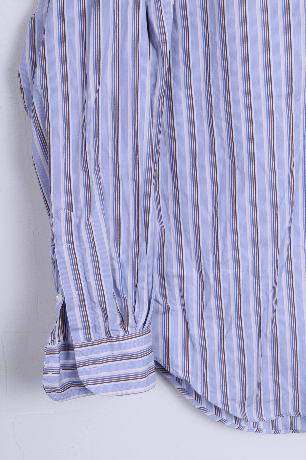 T.M.Lewin Mens M Casual Shirt Color Classic Fit Button Down Collar Cotton - Image 2